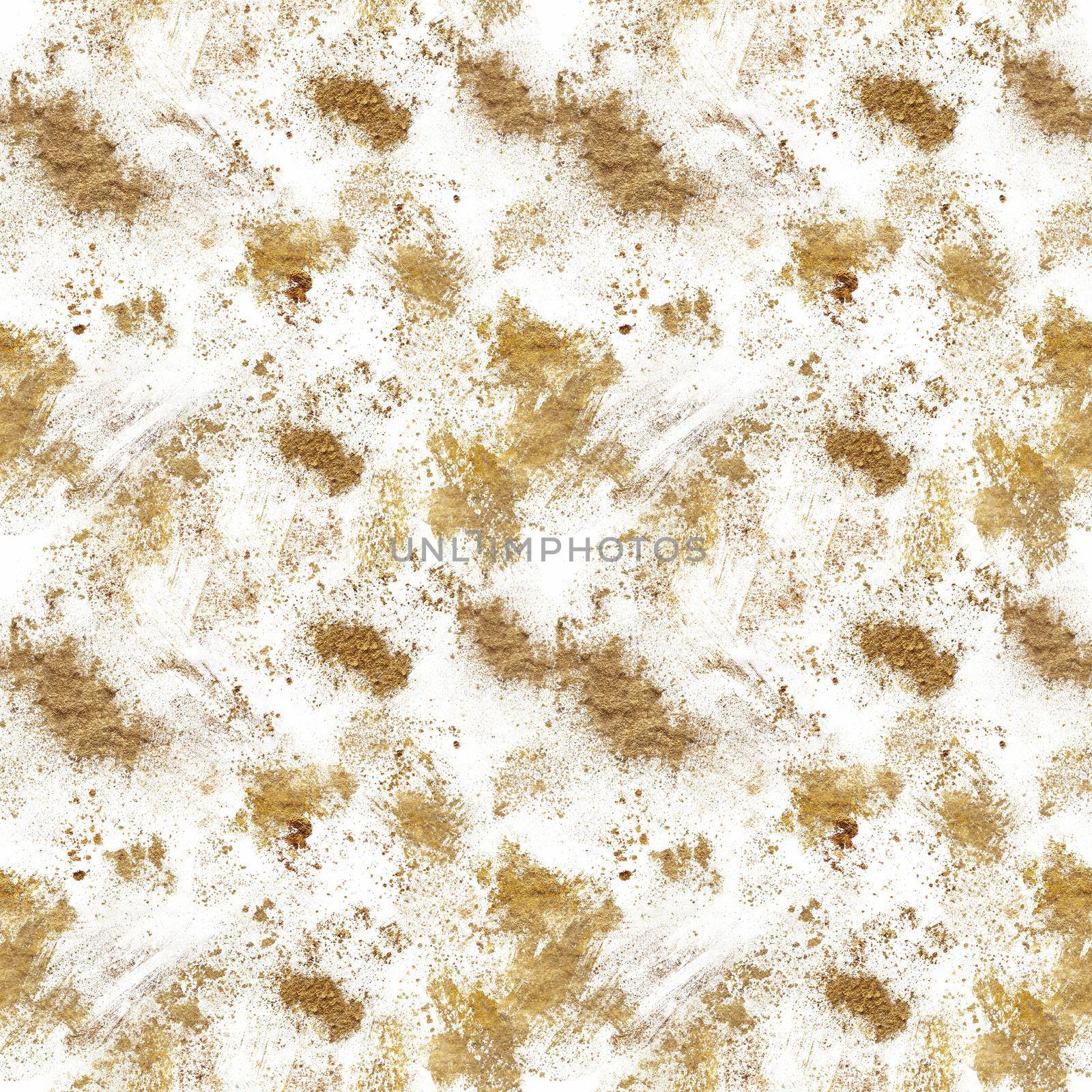 Metallic luxury reflect golden sparkles on white background