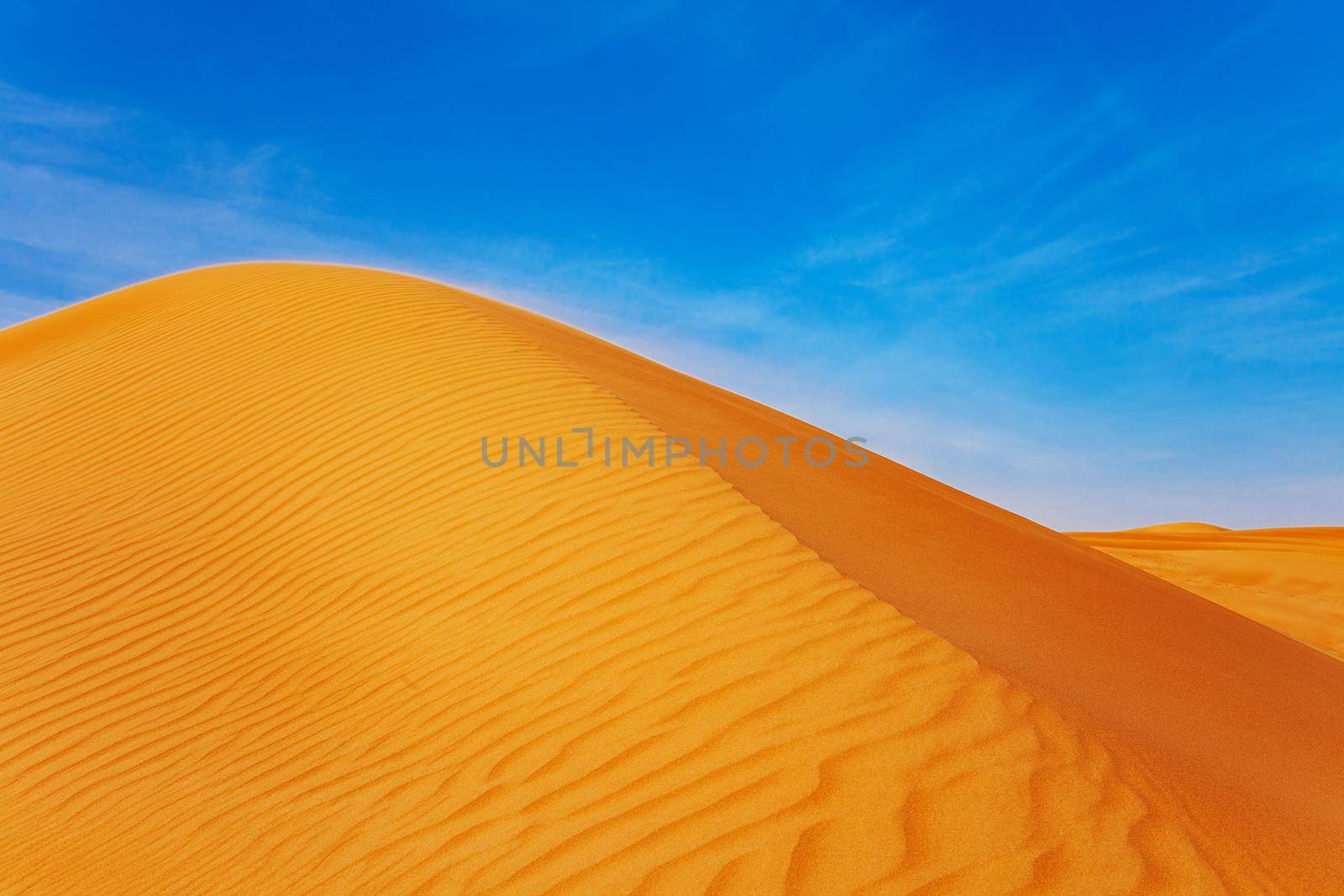 Natural travel dry hot hills with dunes