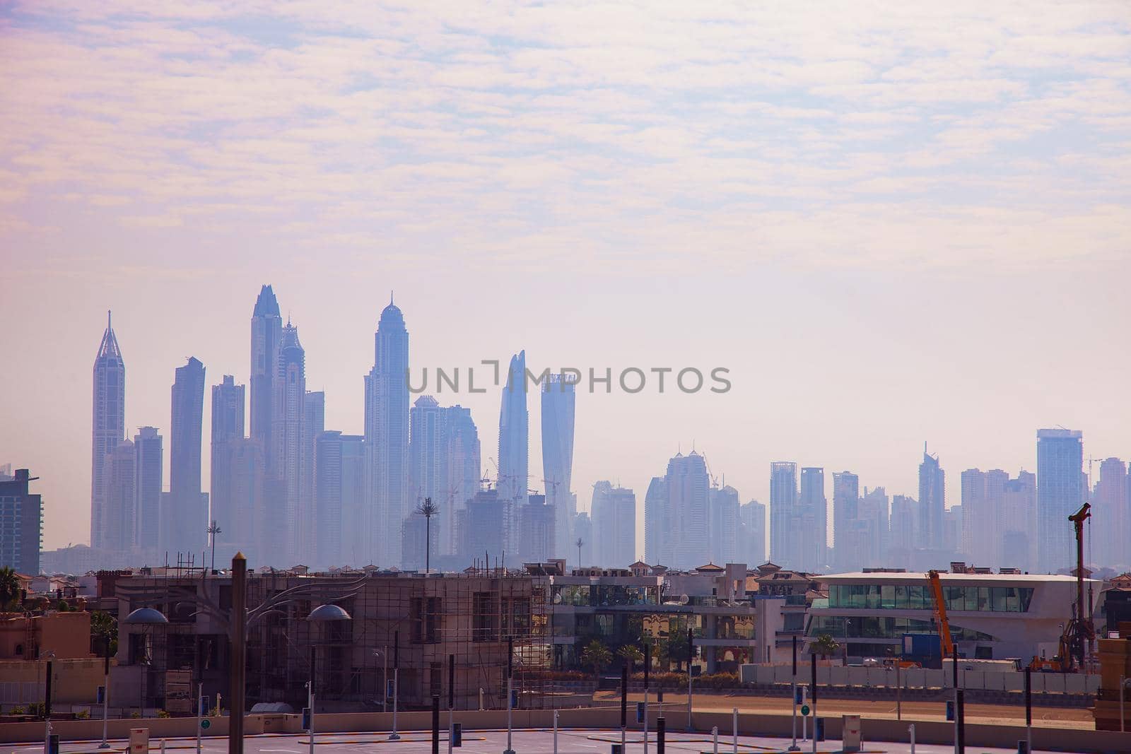Dubai daylight urban architecture cityscape industry panorama by kisika