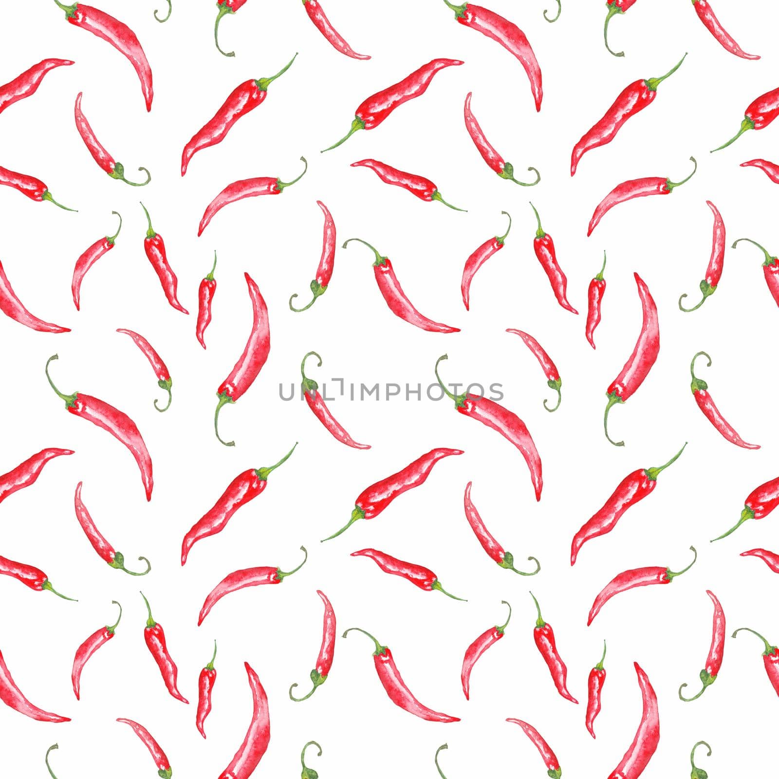 Seamless kitchen spicy background for textile design