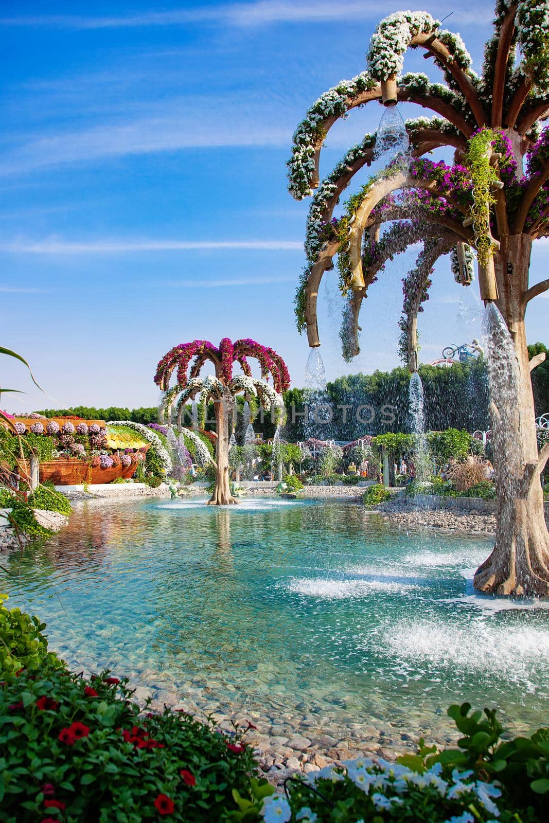 Dubai miracle garden creative roal luxury fountain by kisika
