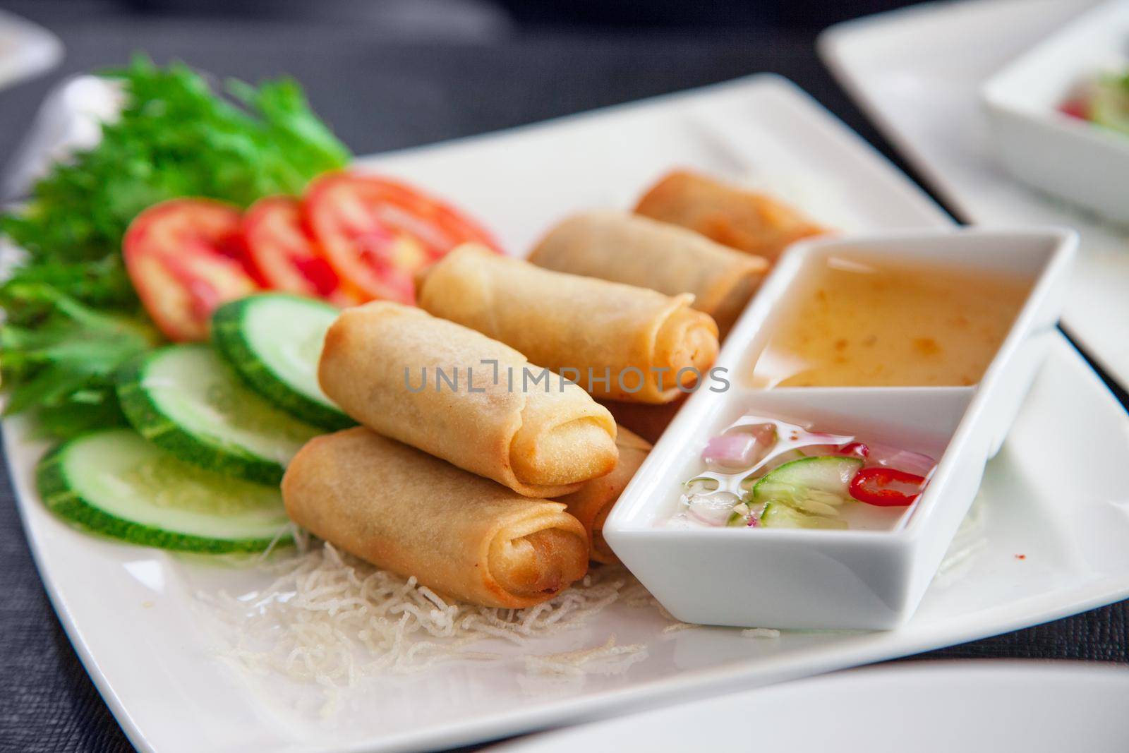 Asian Spring Rolls by kisika