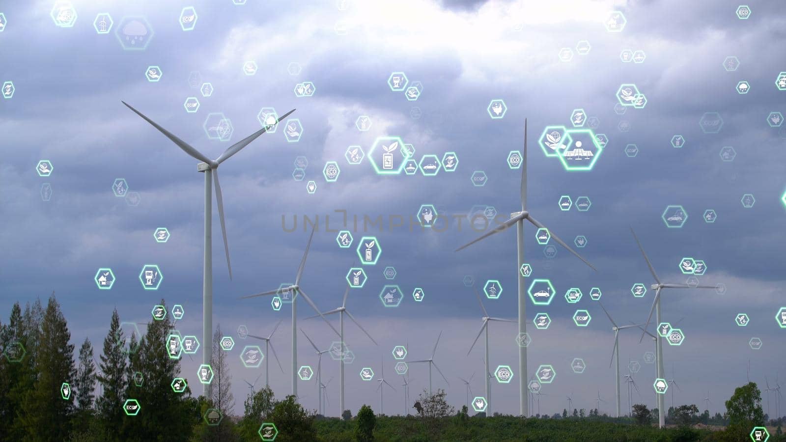 Environmental conservation technology and approaching global sustainable ESG by clean energy and power from renewable natural resources