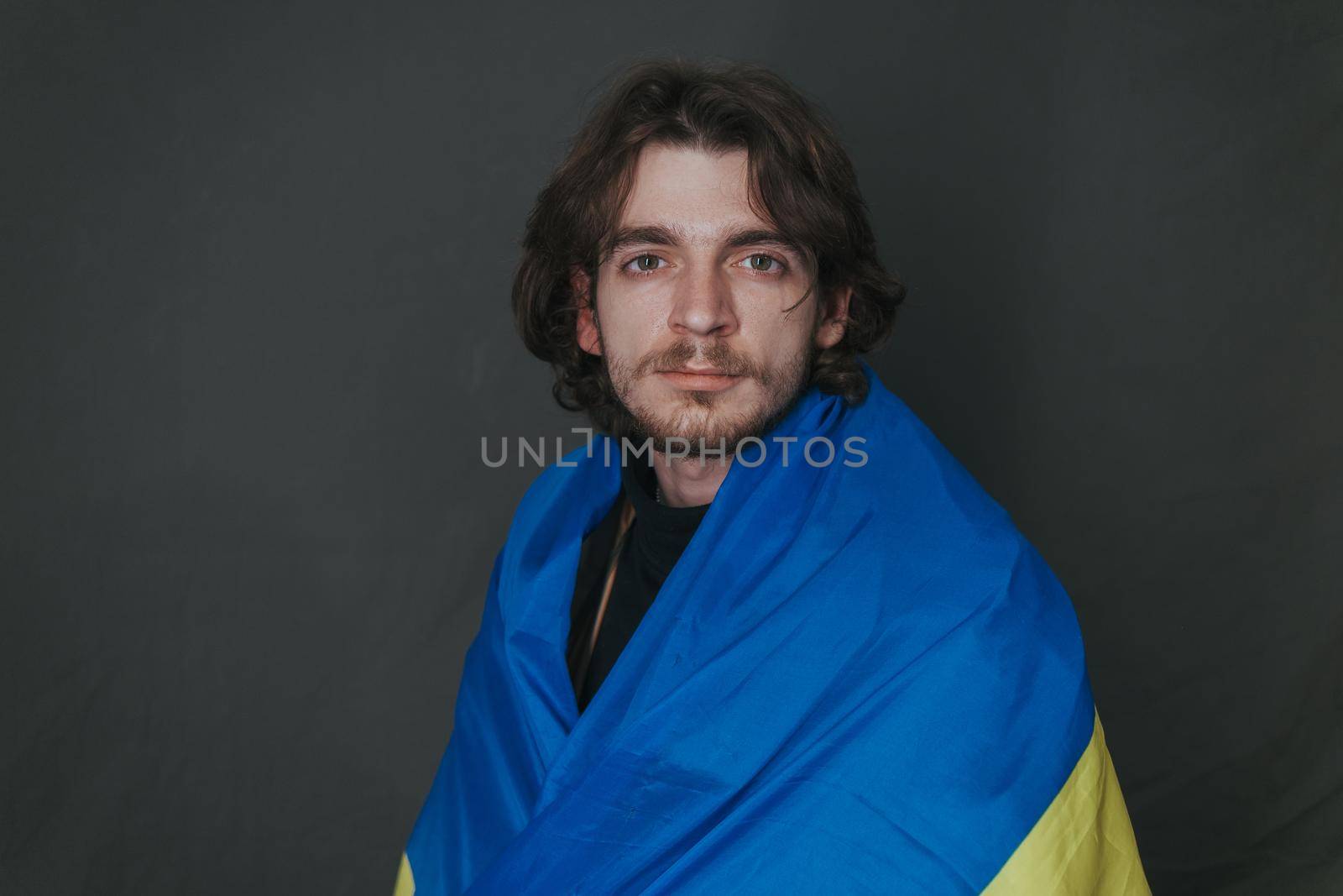 Ukrainian man with molotov ready to throw