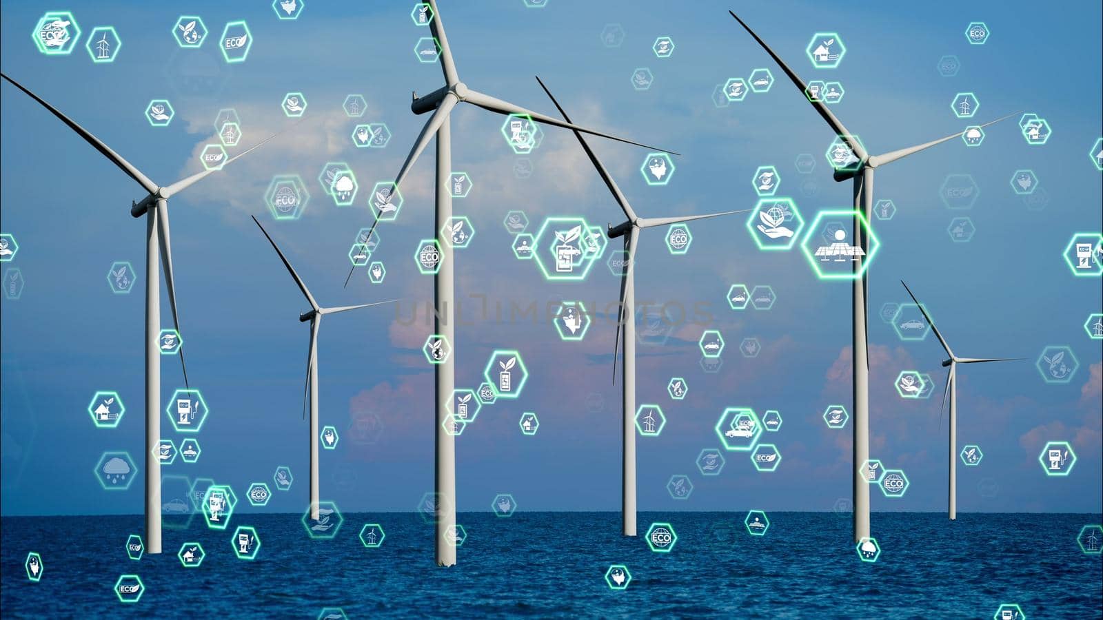 Environmental conservation technology and approaching global sustainable ESG by clean energy and power from renewable natural resources