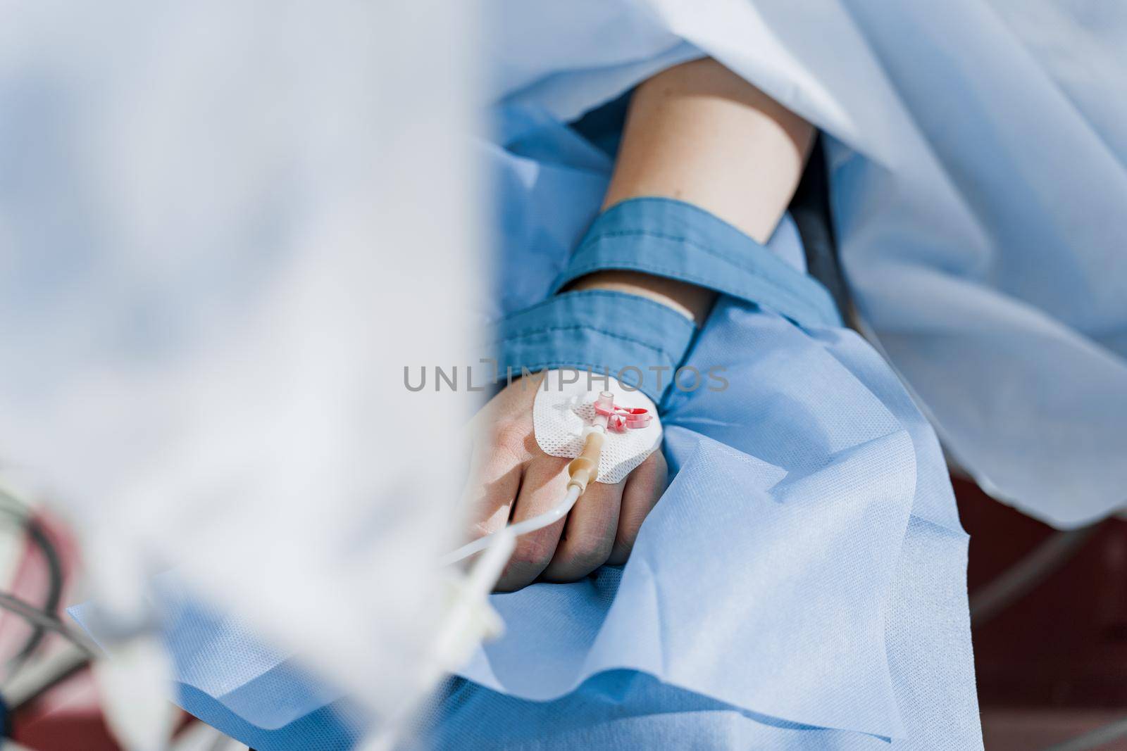 Catheter medical device for anesthesia for surgical operation
