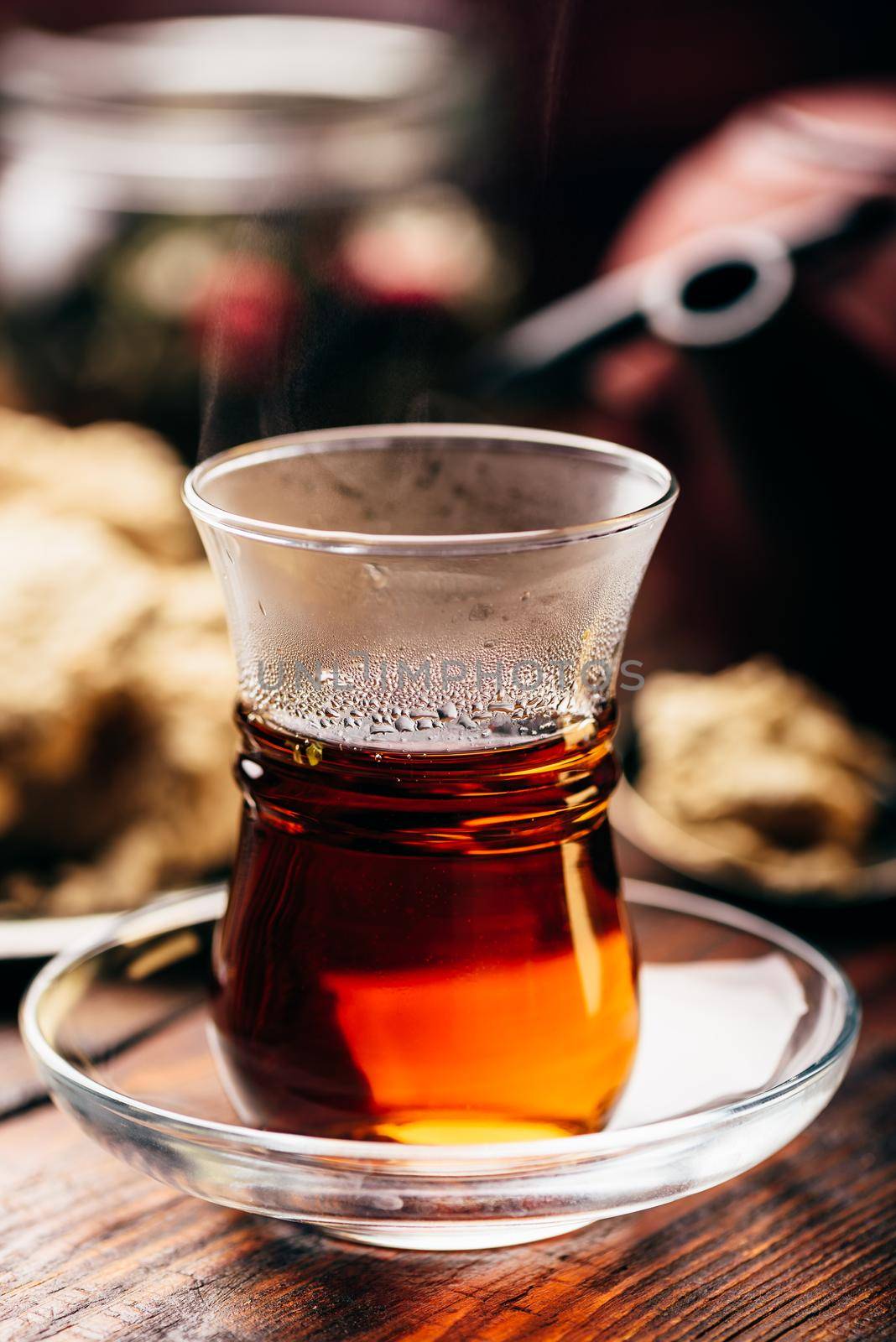 Armudu glass with black tea by Seva_blsv