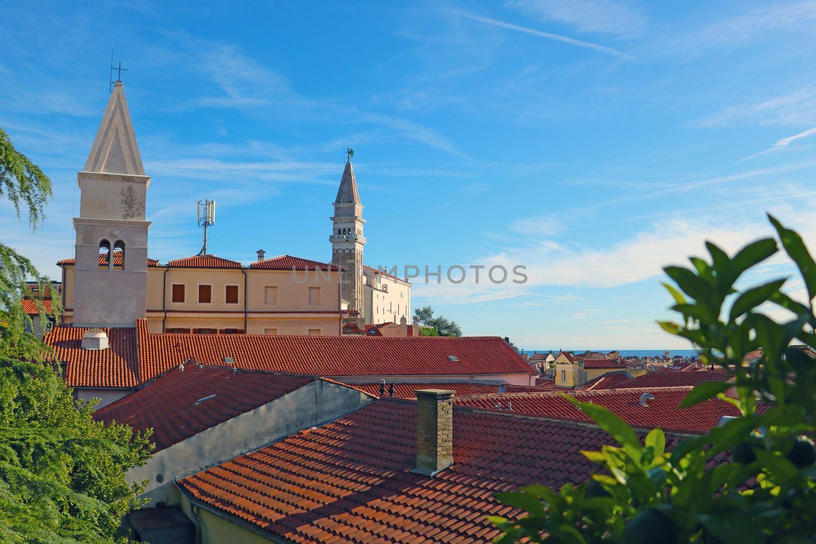 Piran town on Adriatic sea, one of major tourist attractions in Slovenia. by kip02kas