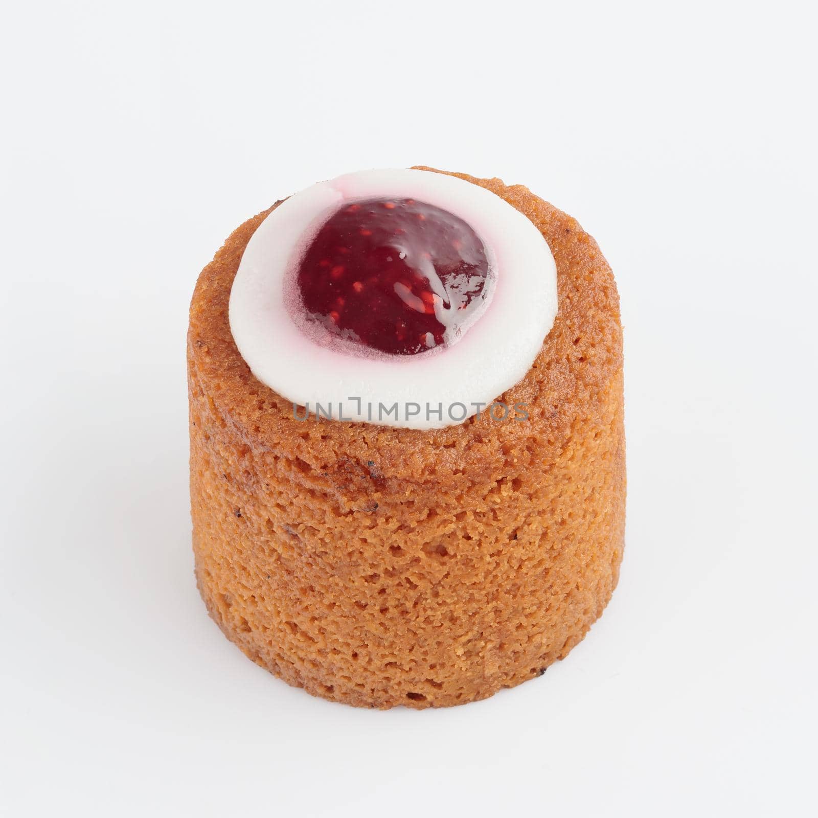 Finnish Runebergin Torttuu isolated on a white background