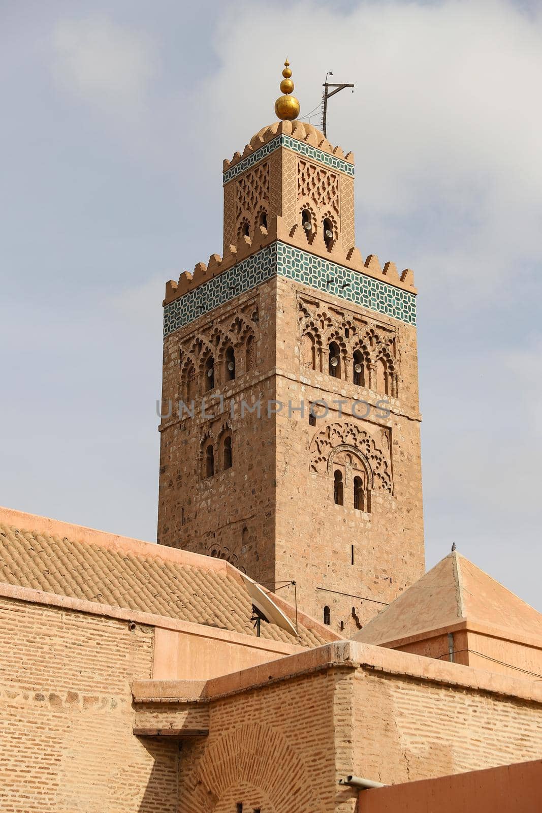 Kutubiyya Mosque in Marrakesh City in Morocco