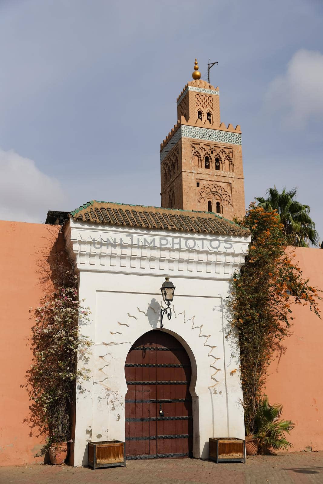 Kutubiyya Mosque in Marrakesh City in Morocco