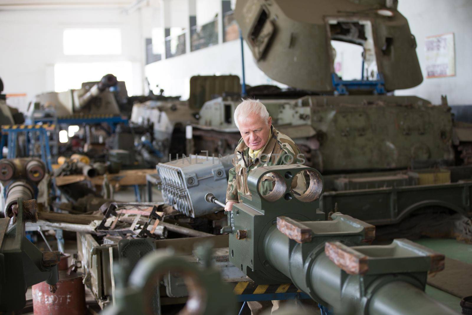 Military factory.. Military factory.Manufacturing and maintenance of military equipment and tanks