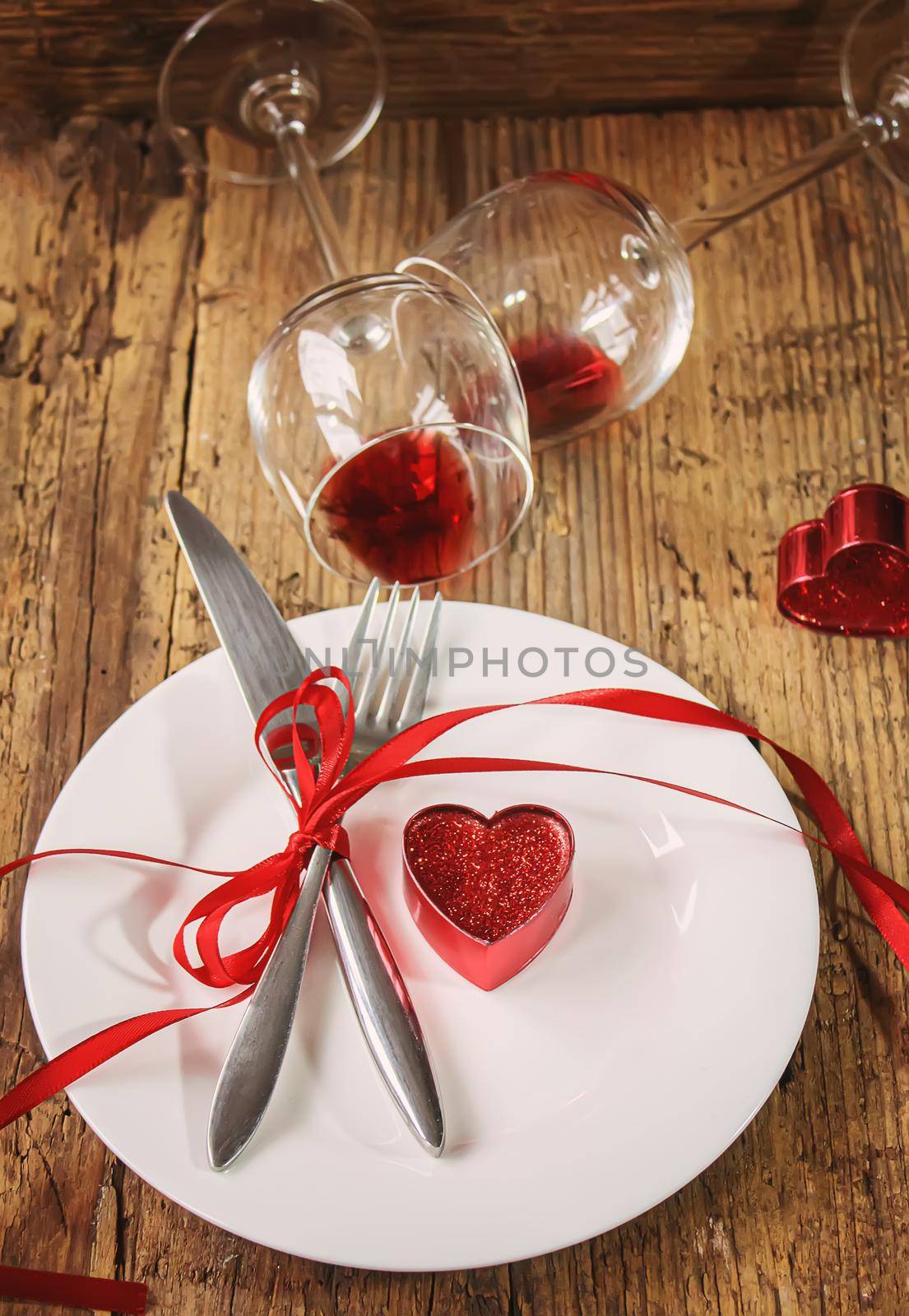 Romantic dinner for the beloved. Selective focus.nature by mila1784