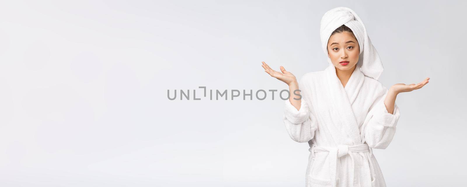 Young woman who be troubled with healthy problem. beauty and healthcare concept. by Benzoix