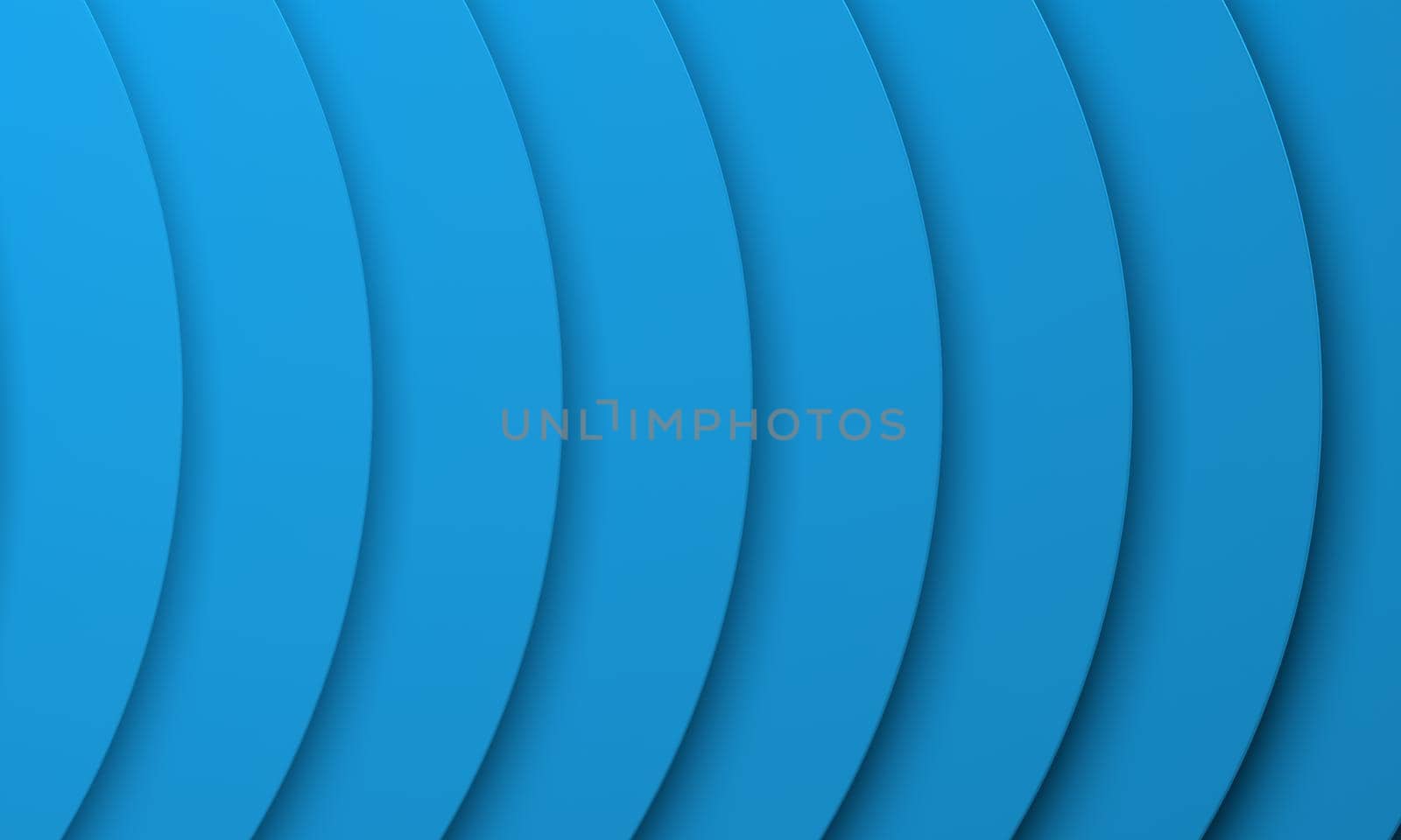 Abstract blue wavy background, 3D rendering illustration.