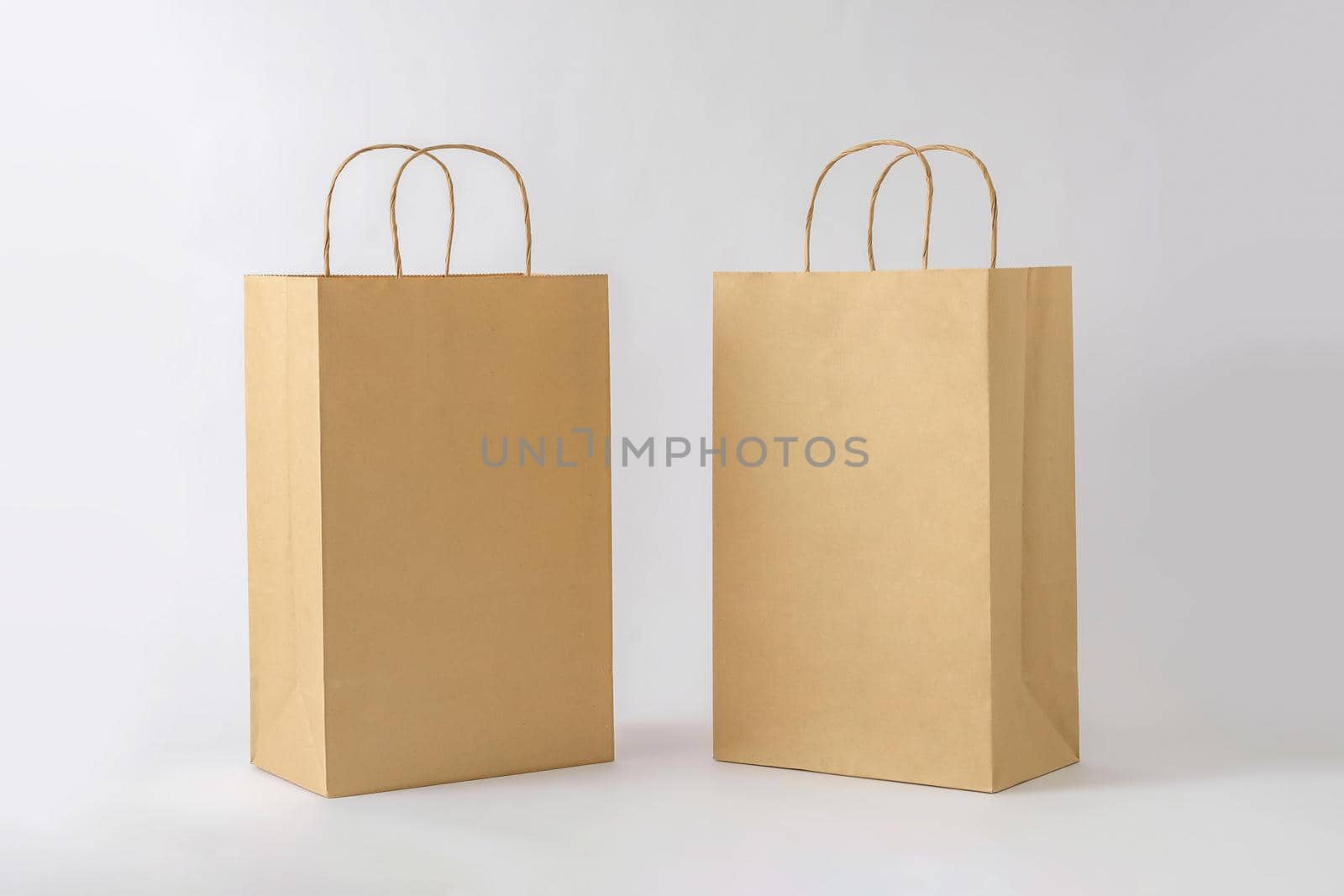 Two blank paper cardboard container packs for commercial shopping by sergii_gnatiuk