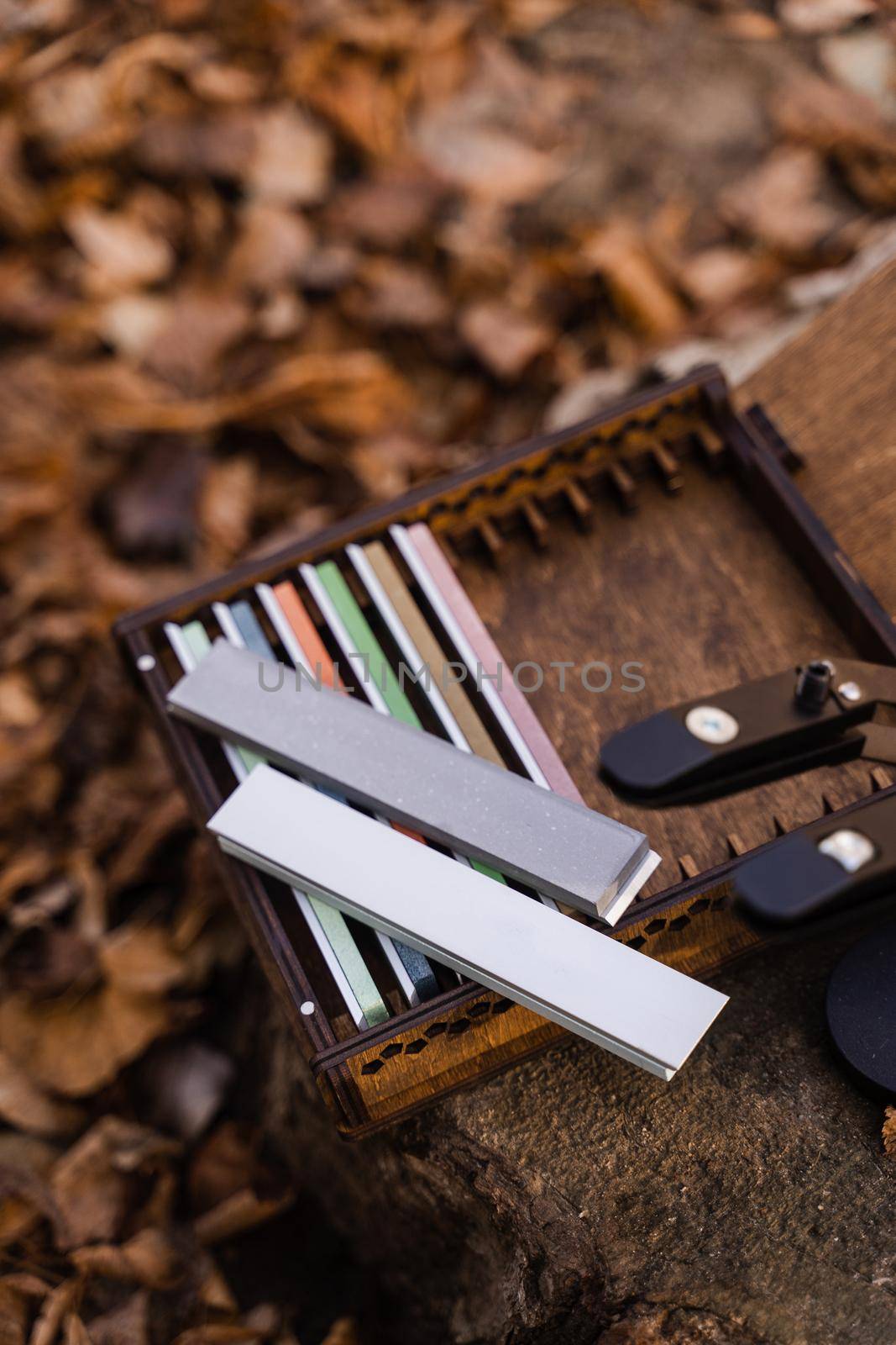 Set of professional whetstone for sharpener knife
