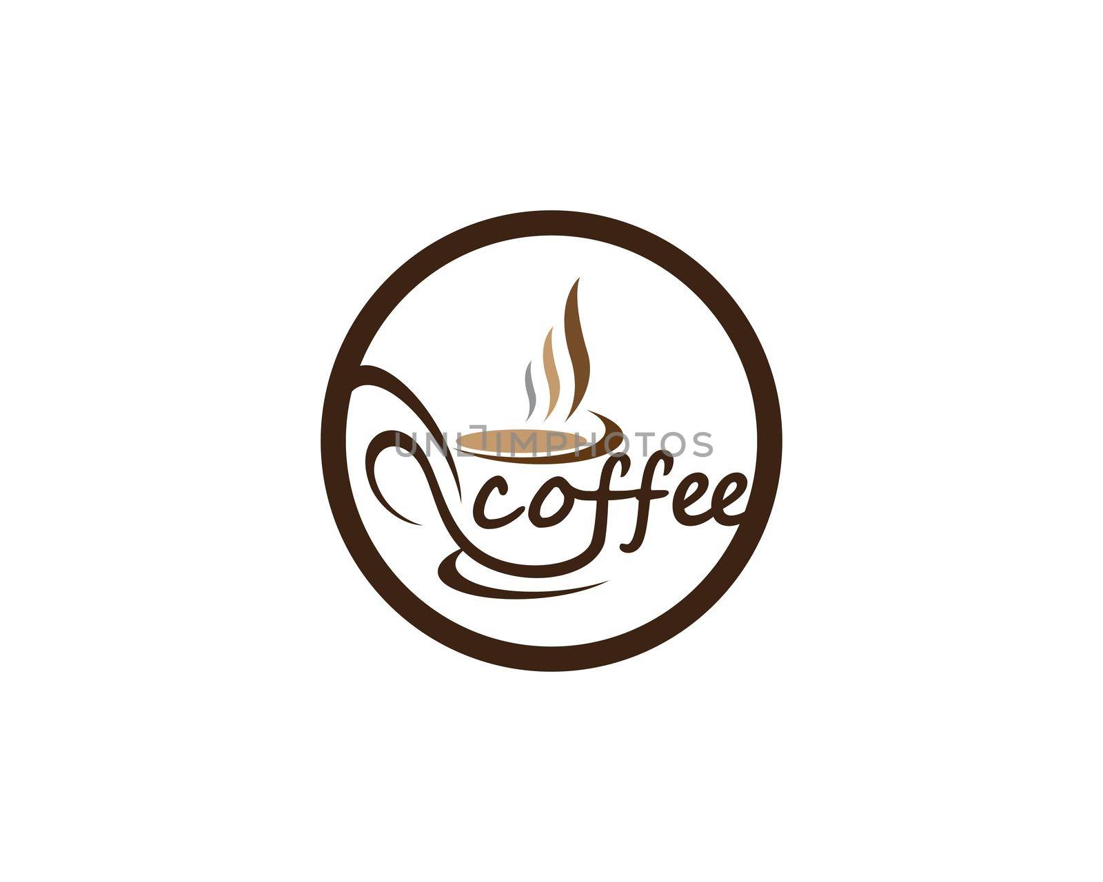 Coffee cup Logo Template vector icon design