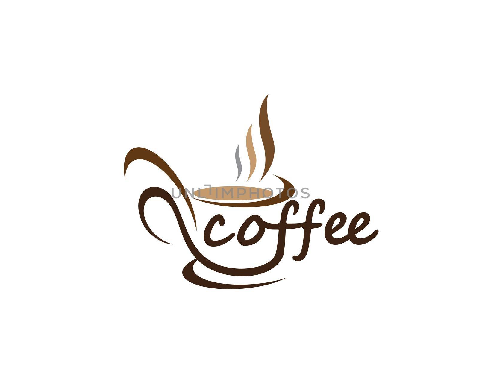 Coffee cup Logo Template vector icon design