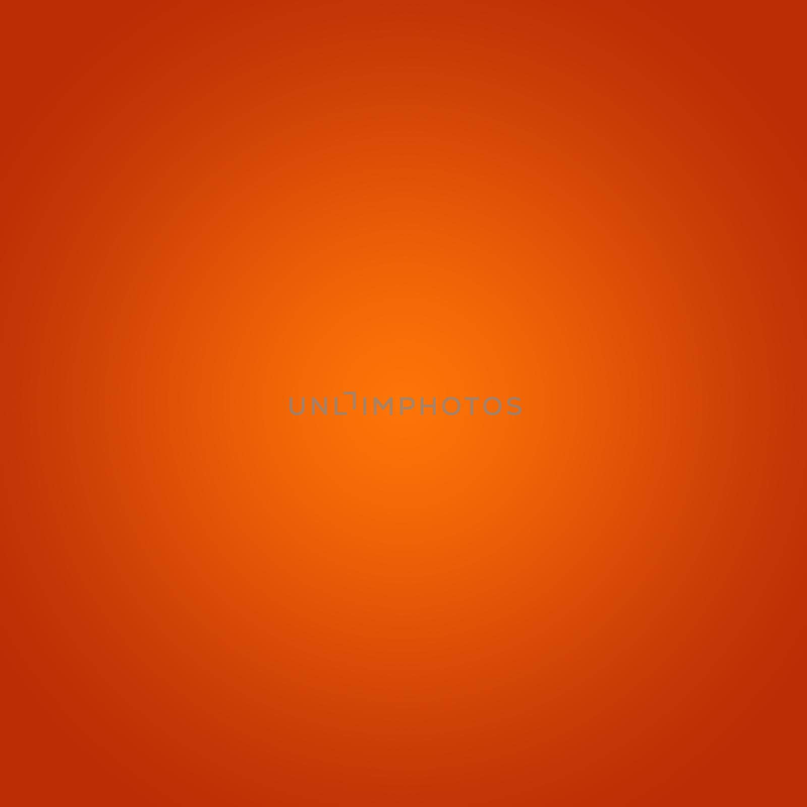 Abstract Orange background layout design,studio,room, web template ,Business report with smooth circle gradient color. by Benzoix