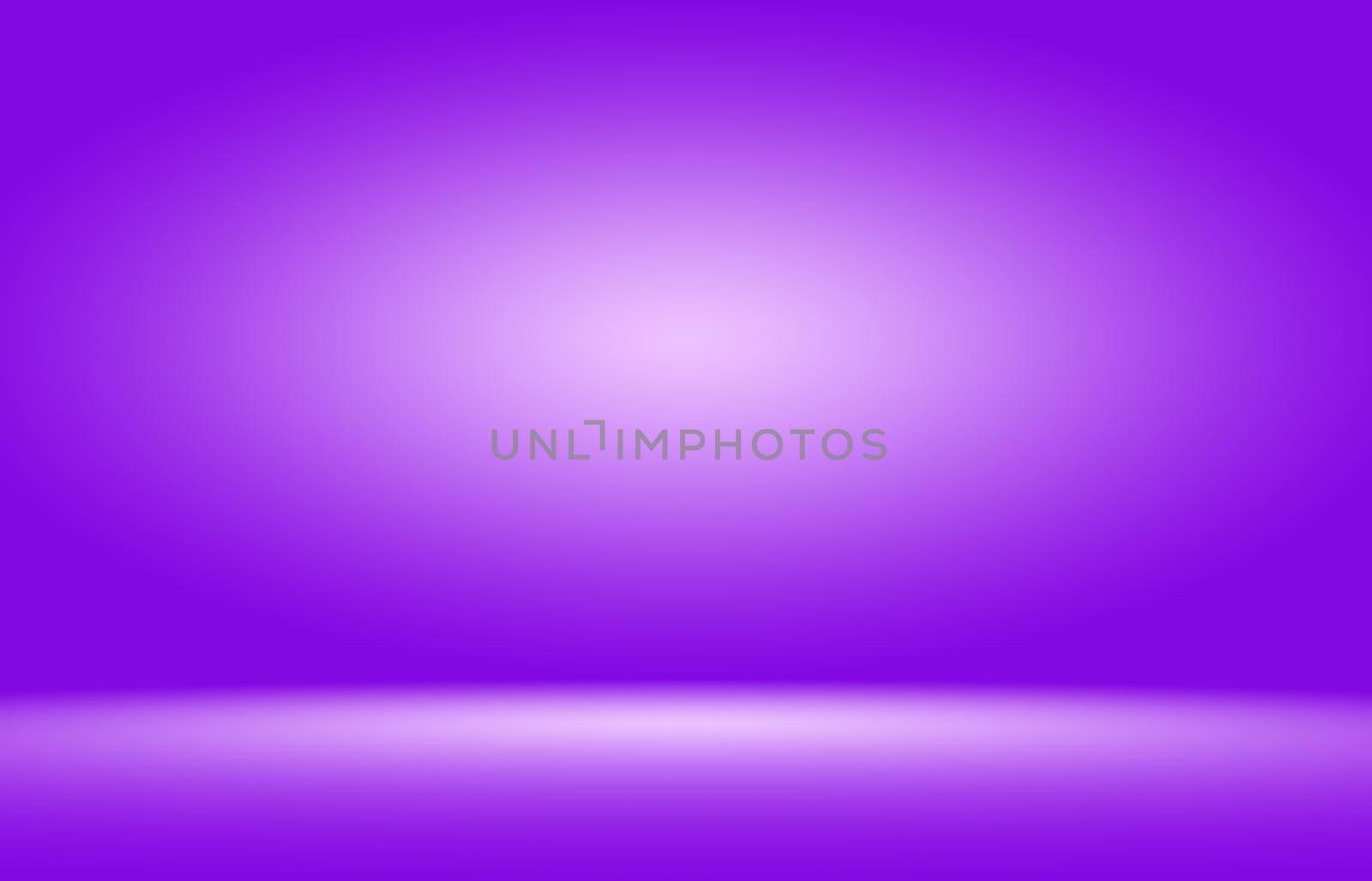 Abstract smooth purple backdrop room interior background by Benzoix