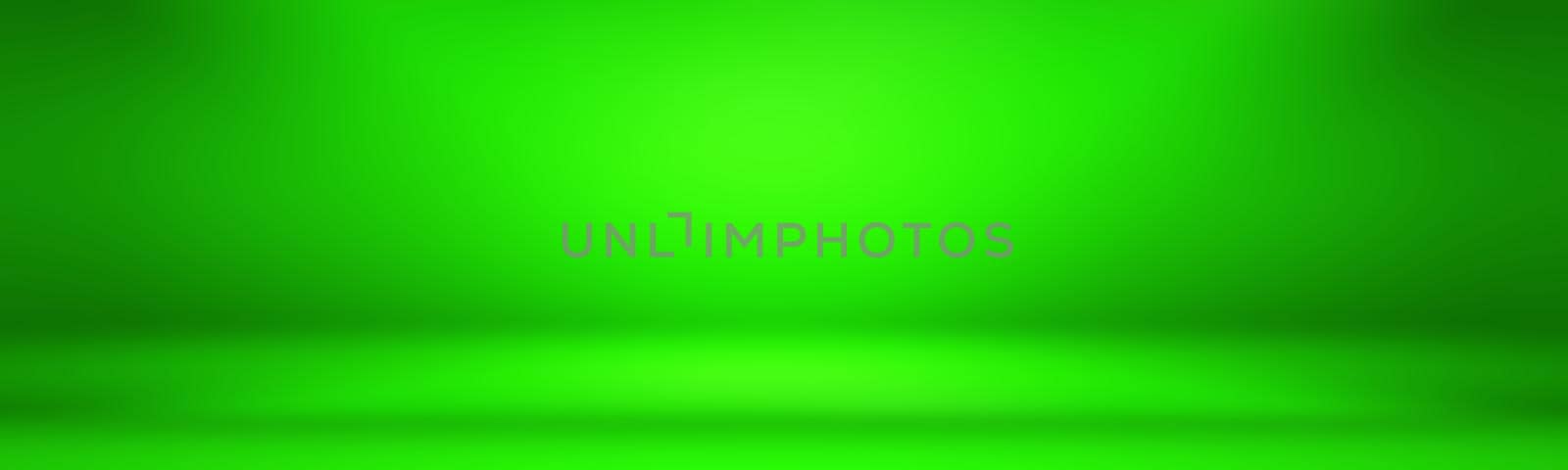 Luxury plain Green gradient abstract studio background empty room with space for your text and picture.