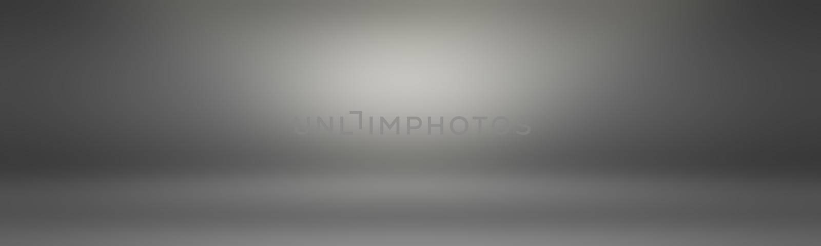 Abstract luxury plain blur grey and black gradient, used as background studio wall for display your products. by Benzoix