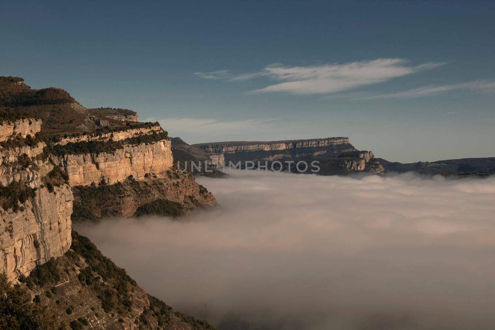 Layer of fog in Tavertet by ValentimePix