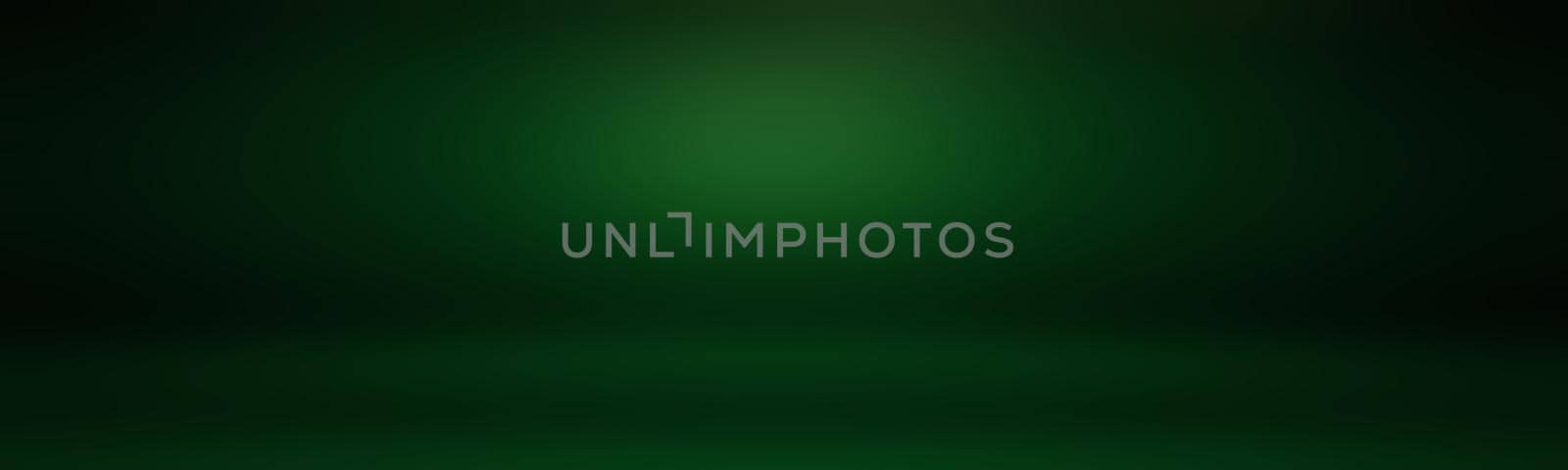 Luxury plain Green gradient abstract studio background empty room with space for your text and picture.