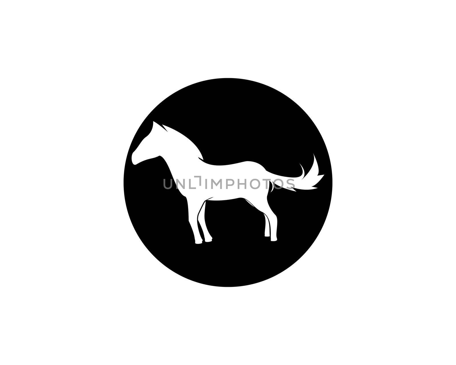 Horse Logo Template Vector illustration design