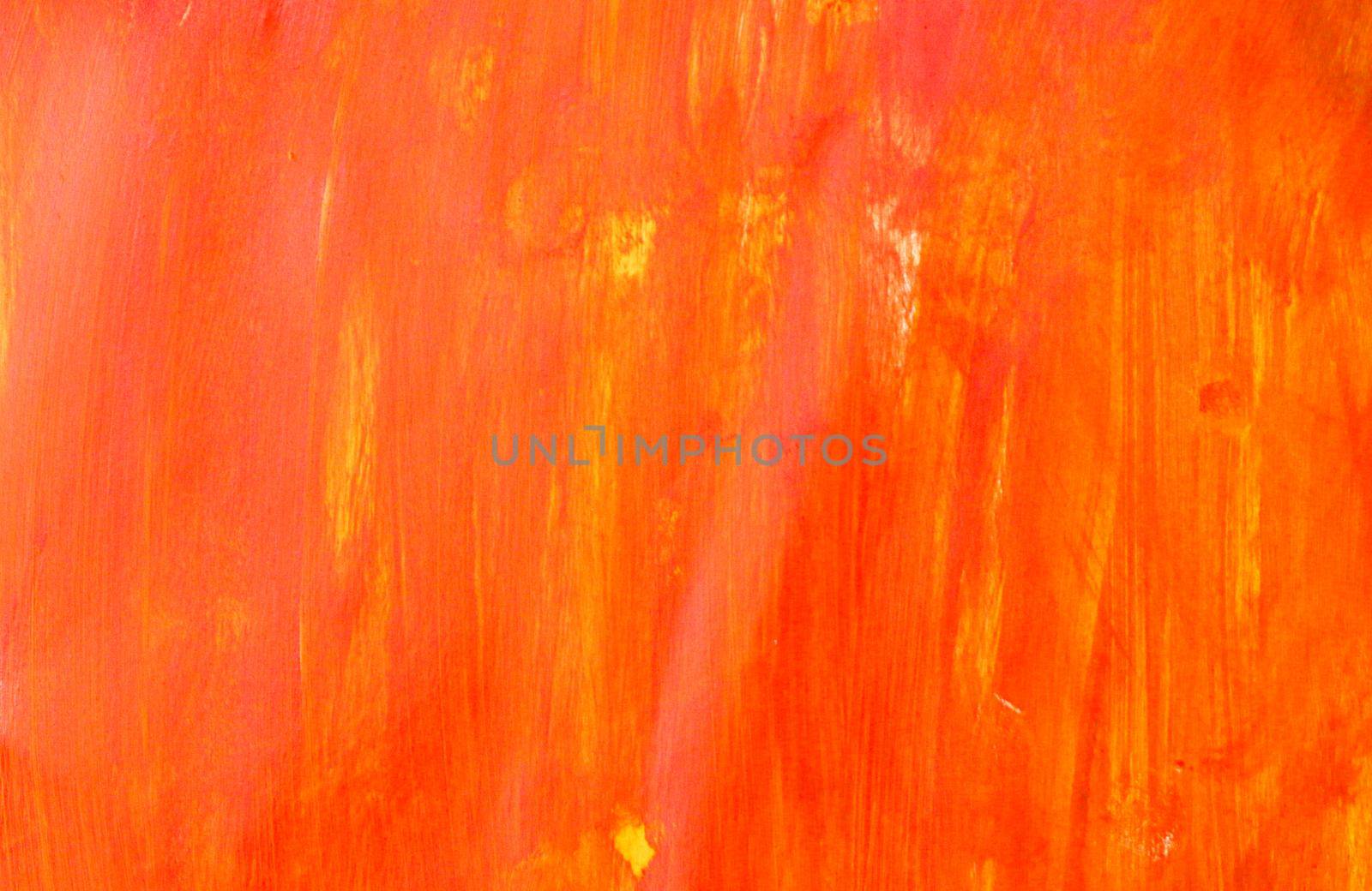 Abstract oil red paint texture on canvas, red paint background.