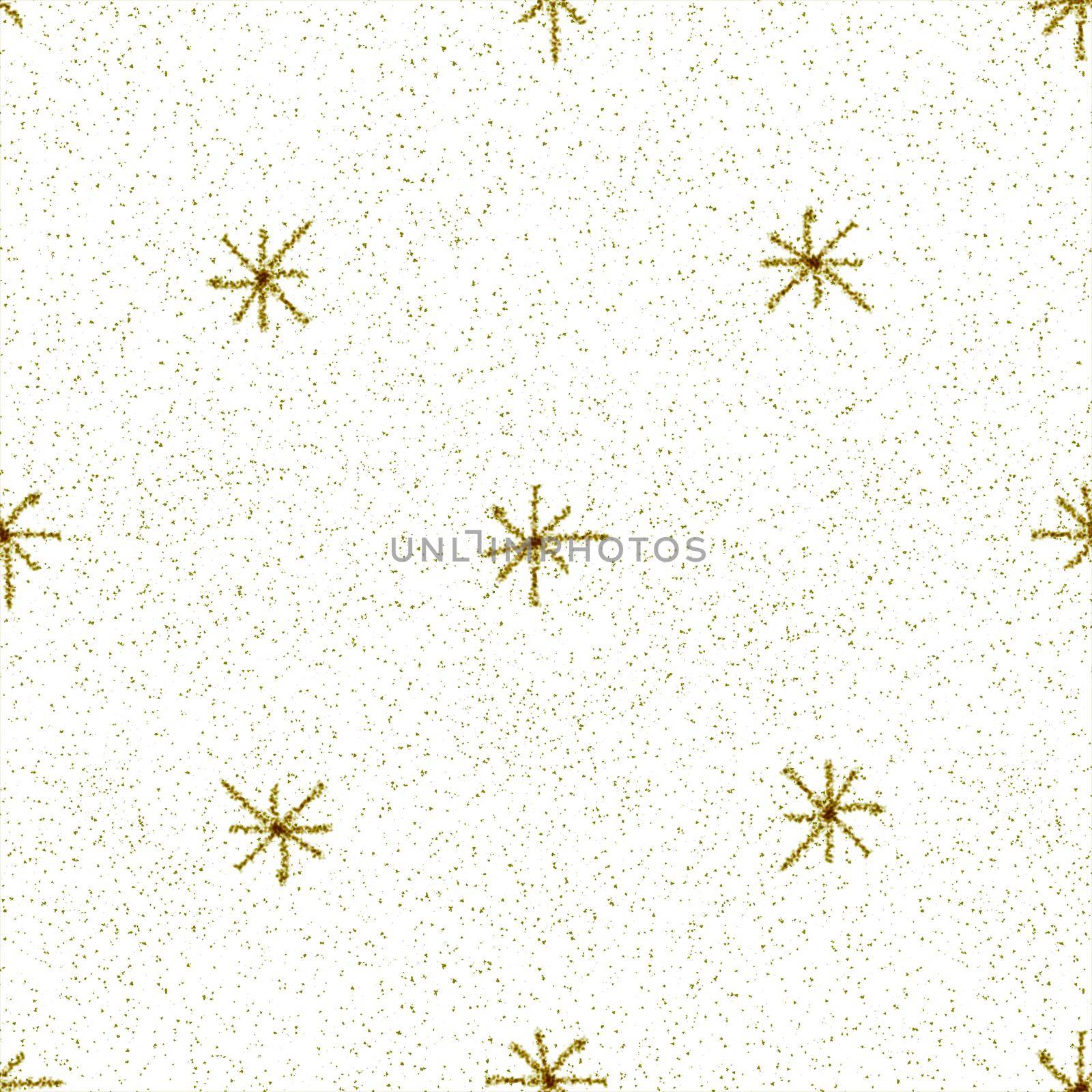 Hand Drawn Snowflakes Christmas Seamless Pattern. Subtle Flying Snow Flakes on chalk snowflakes Background. Amazing chalk handdrawn snow overlay. Lovely holiday season decoration.