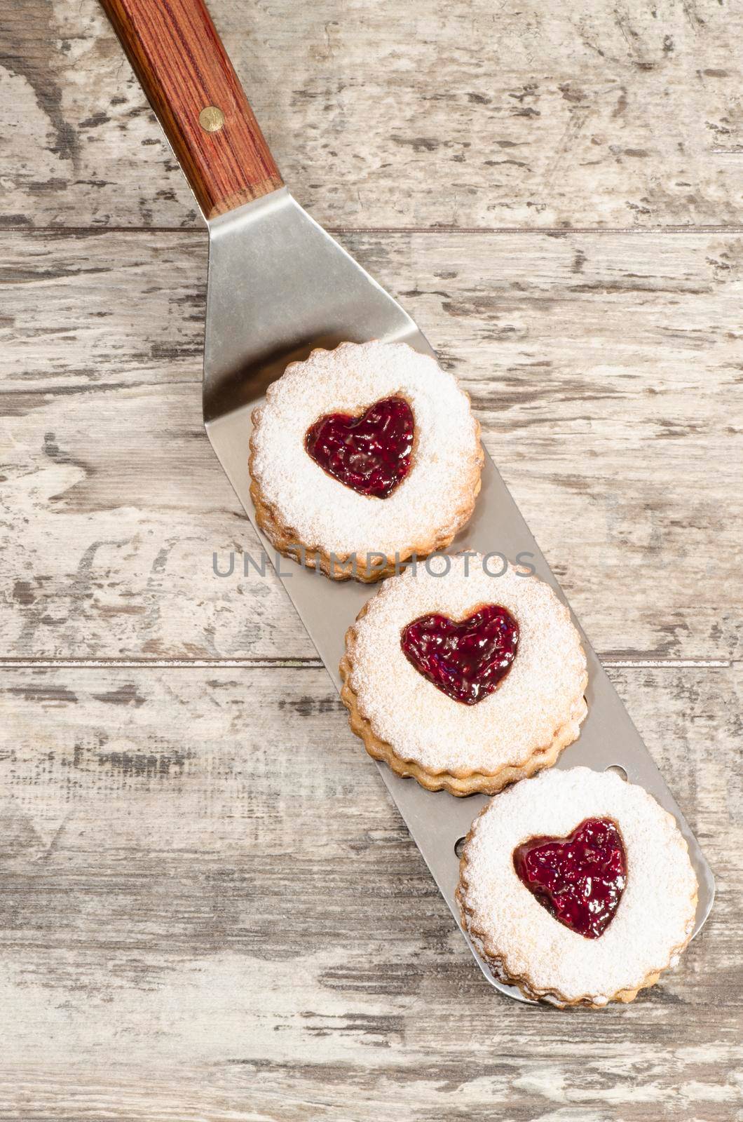 Homemade cookies Valentine's Day. From series Winter pastry