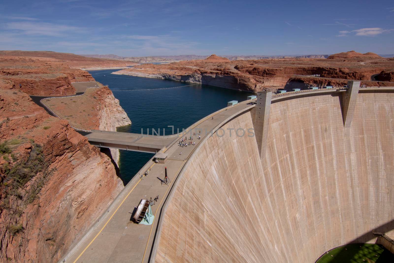 Huge Glen Canyon Dam in Page by ValentimePix