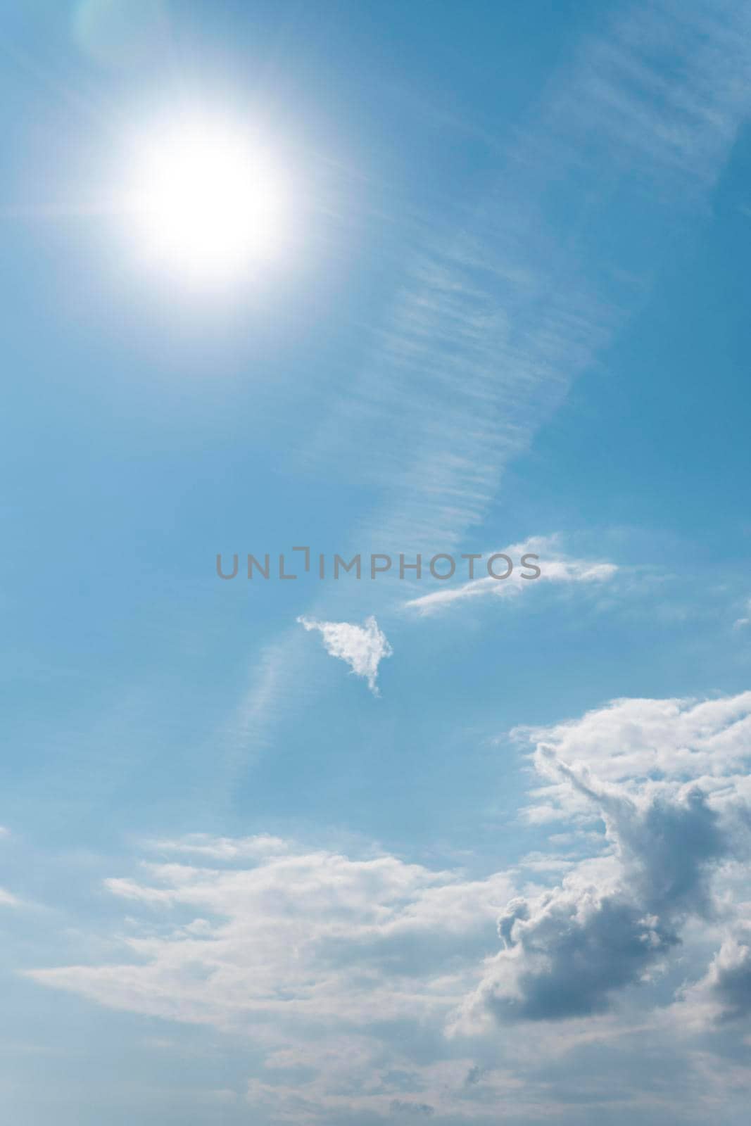 sun rays cloudy sky by Zahard