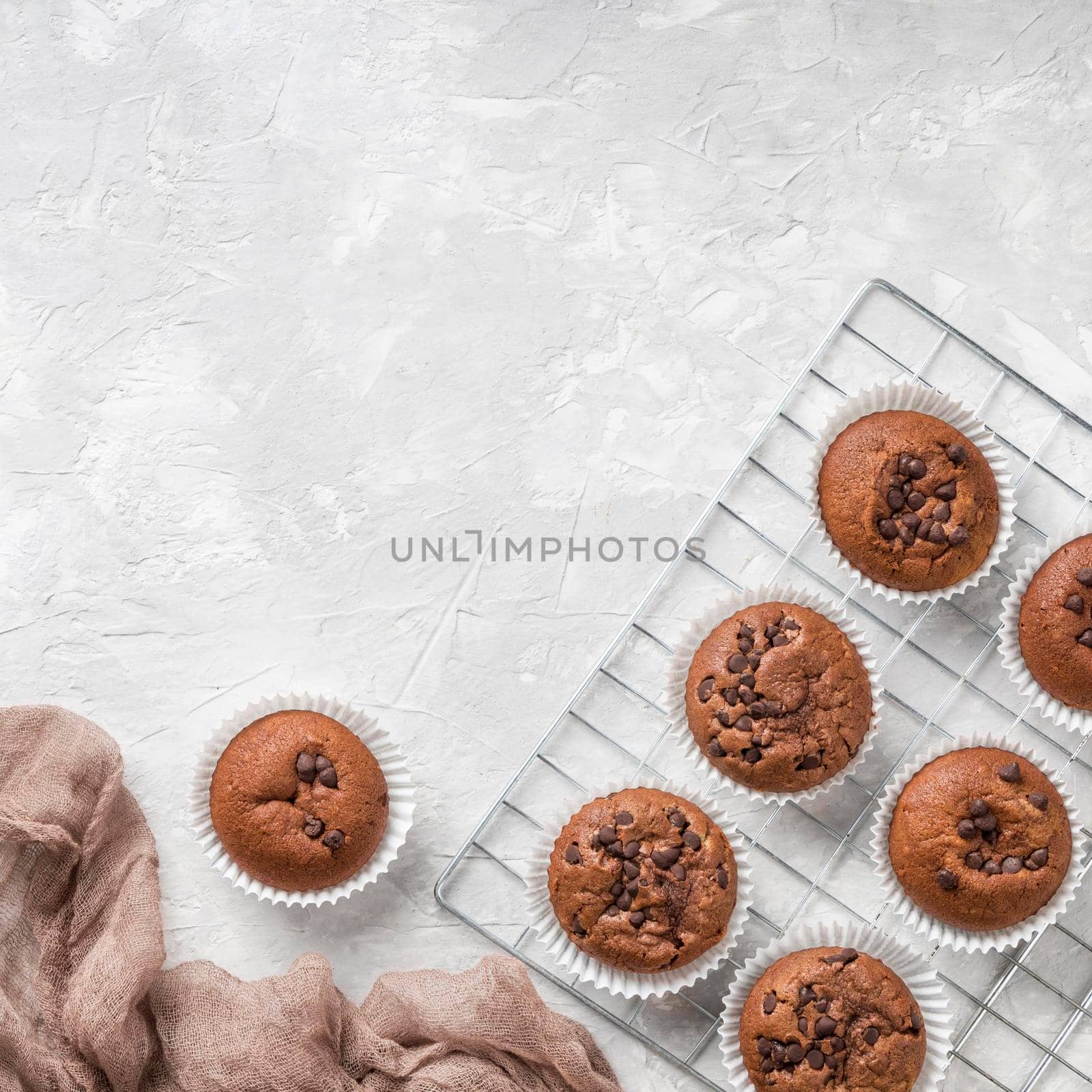 beautiful delicious dessert chocolate muffins by Zahard