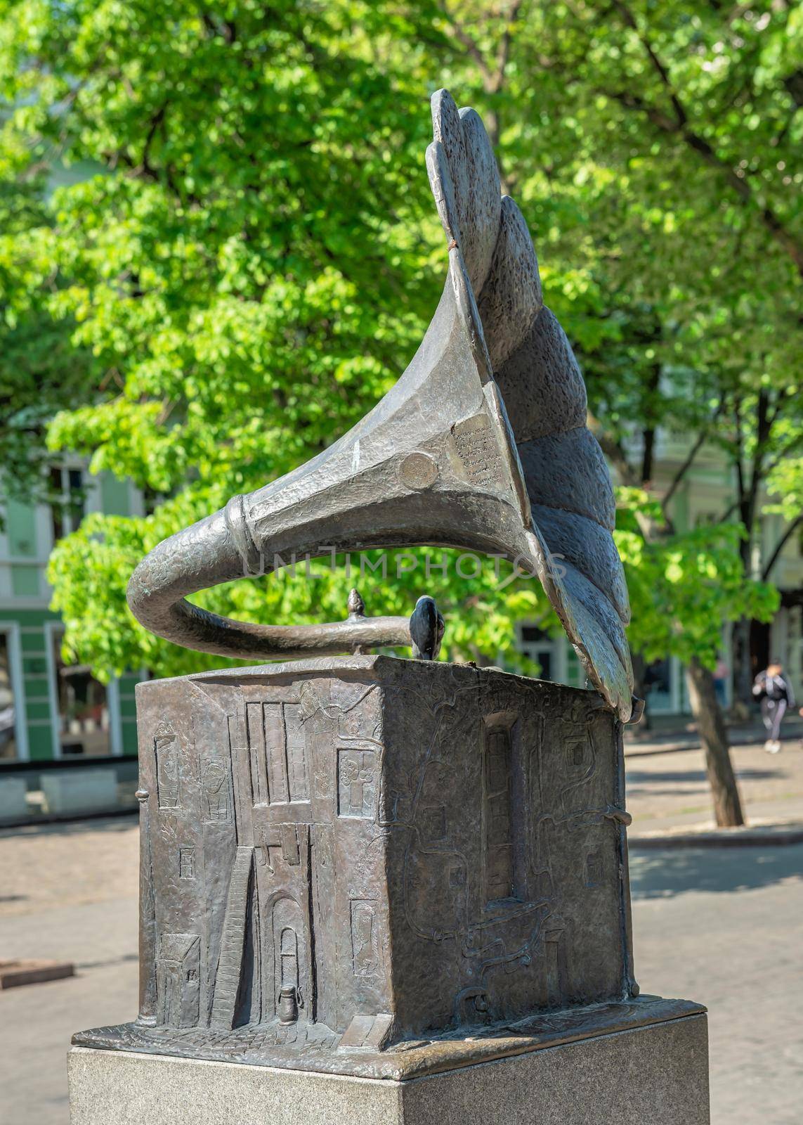 Monument Voice of Odessa in the City garden of Odessa, Ukraine by Multipedia