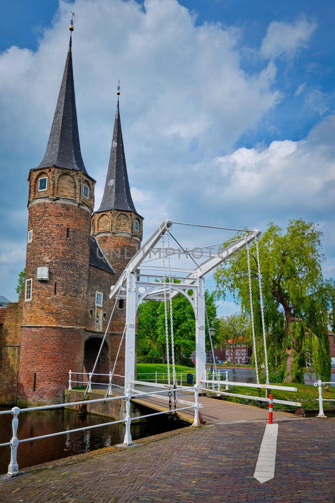 Oostport Eastern Gate of Delft. Delft, Netherlands by dimol