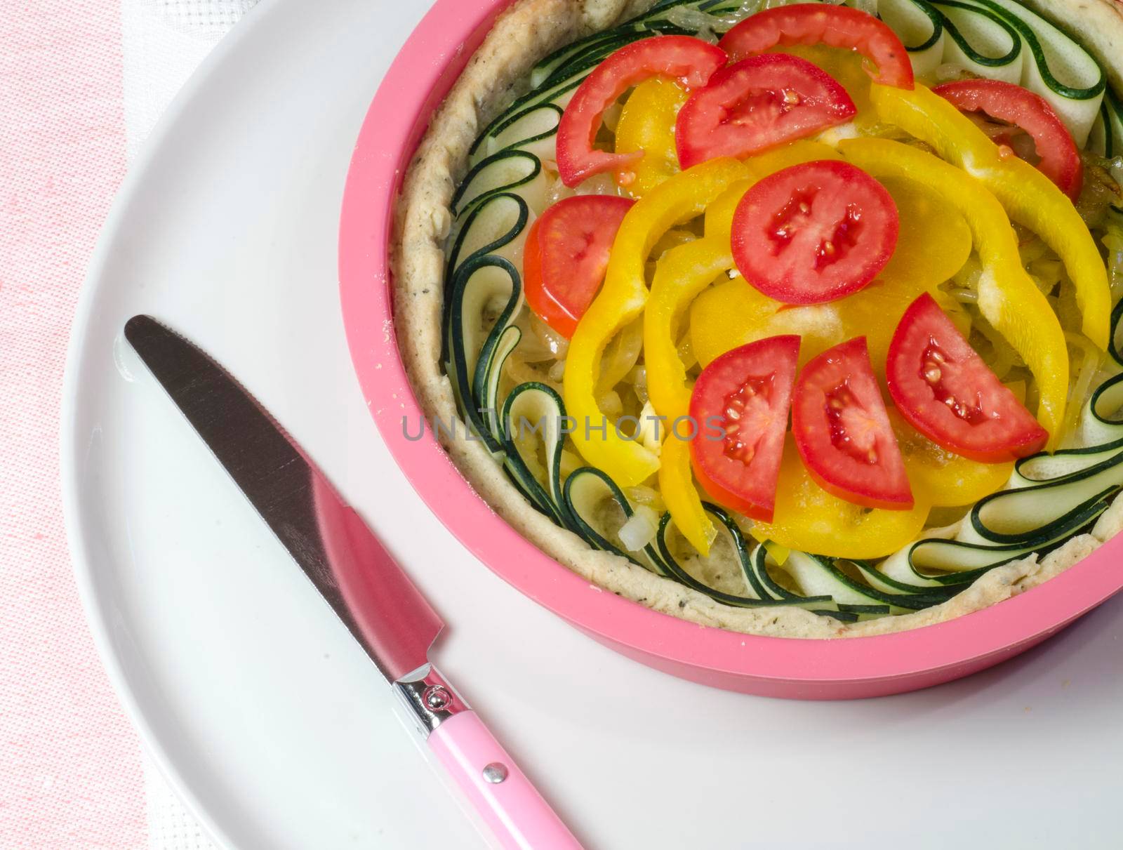 Process of cooking a vegetable pie. From series "Cooking vegetable pie"