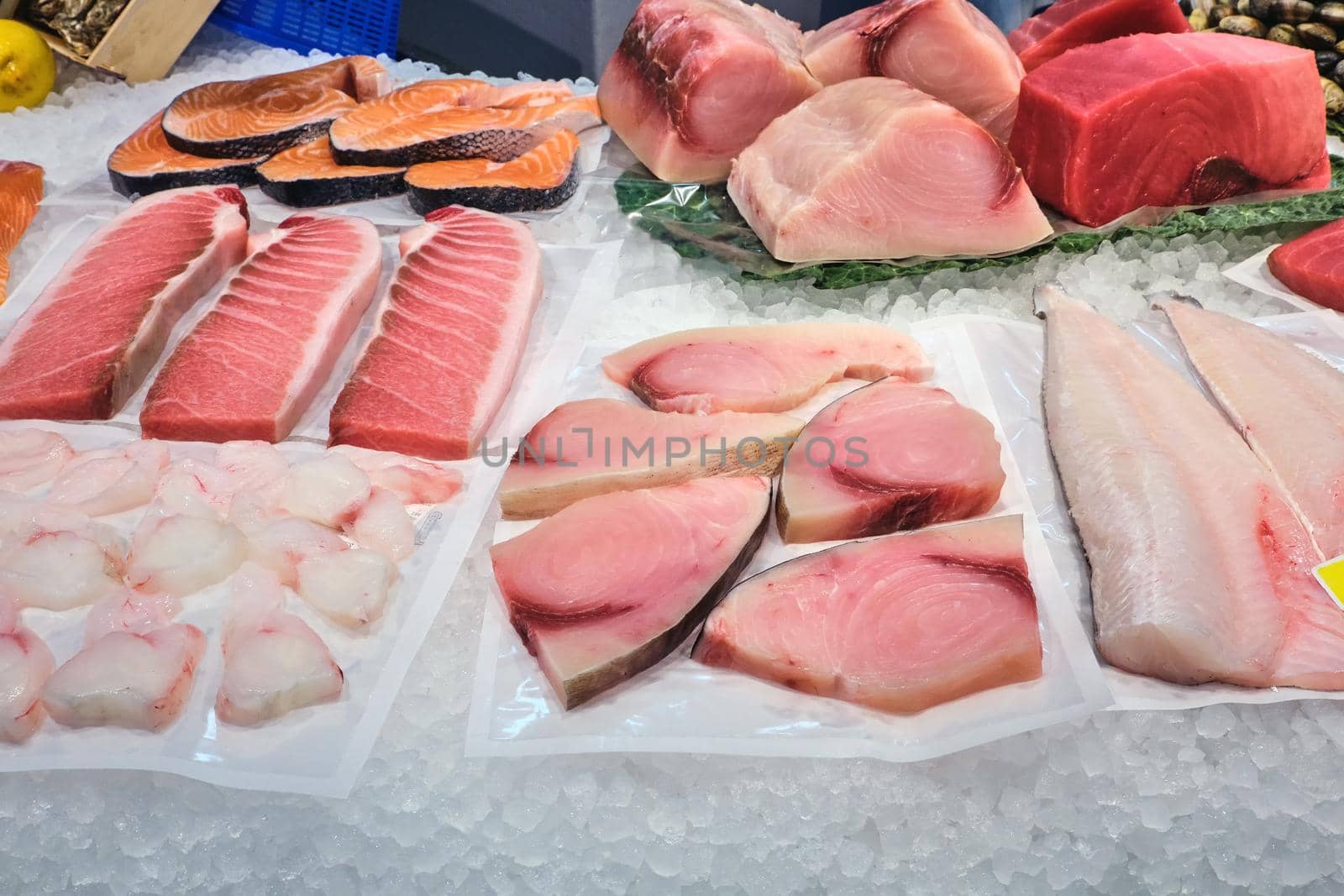 Salmon and tuna fillet for sale by elxeneize