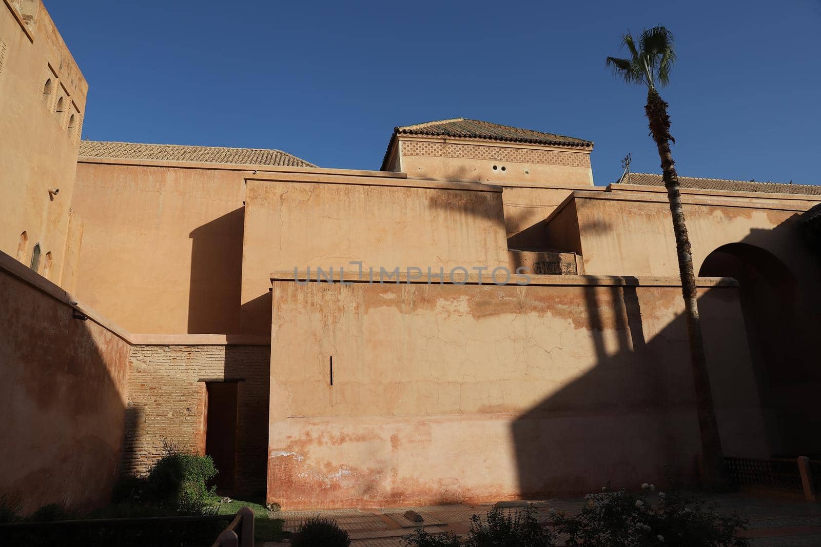 Saadiens Tombs in Marrakech City in Morocco