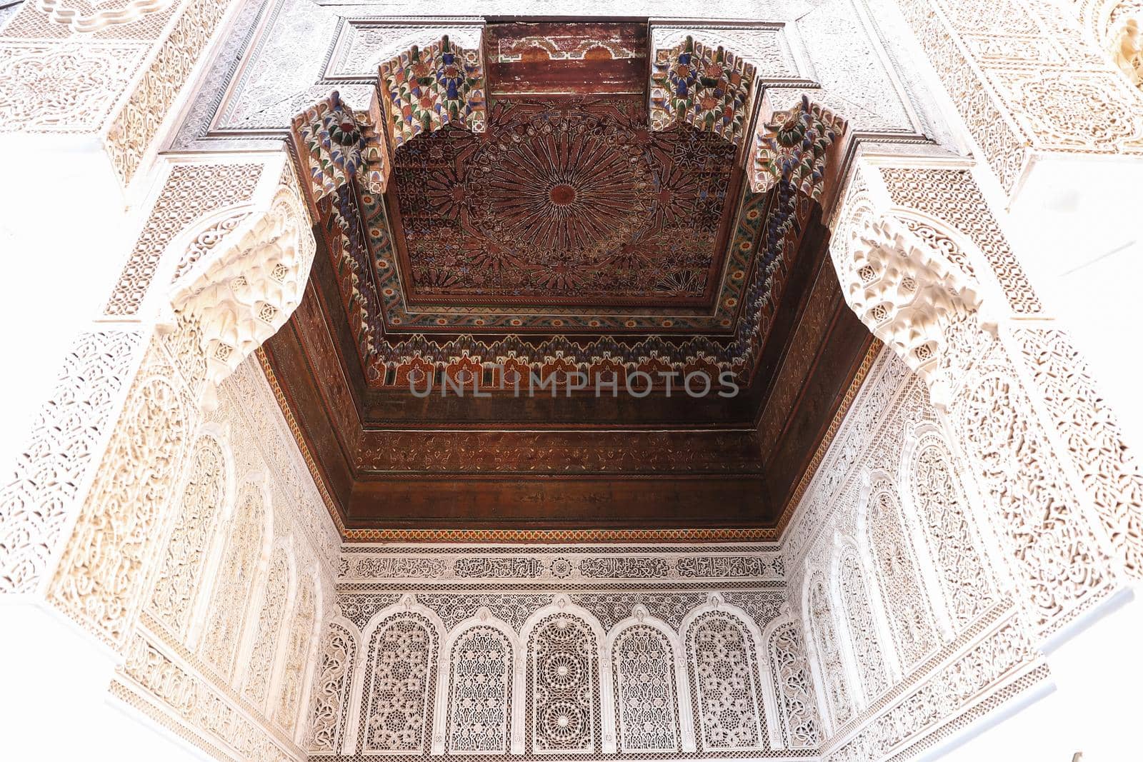 Bahia Palace in Marrakech City in Morocco
