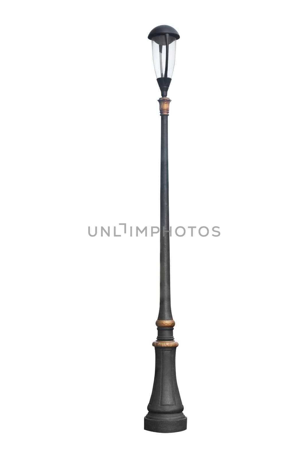 Street lamppost, isolated over white by Goodday