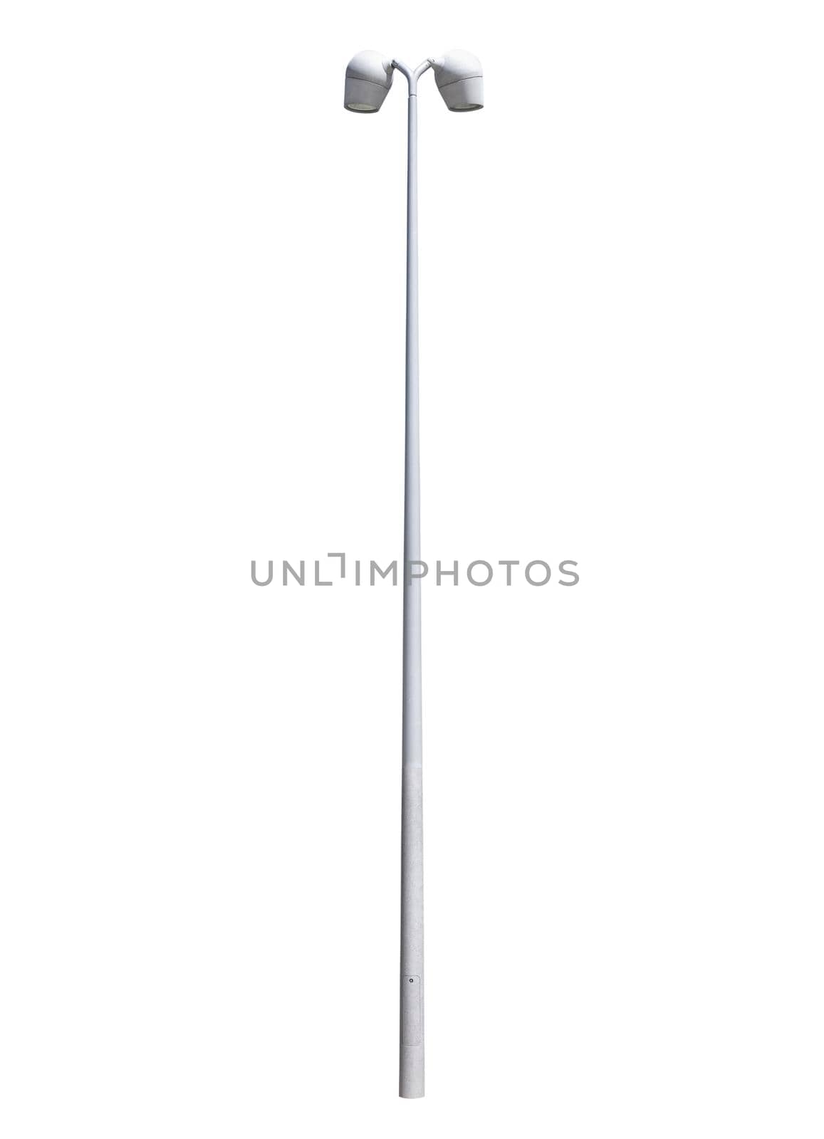 Street lamppost, isolated over white by Goodday