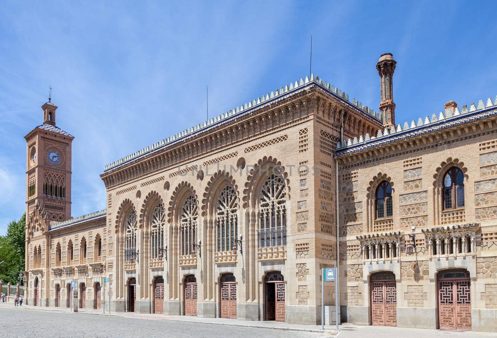 View of the railway station in Toledo by Goodday