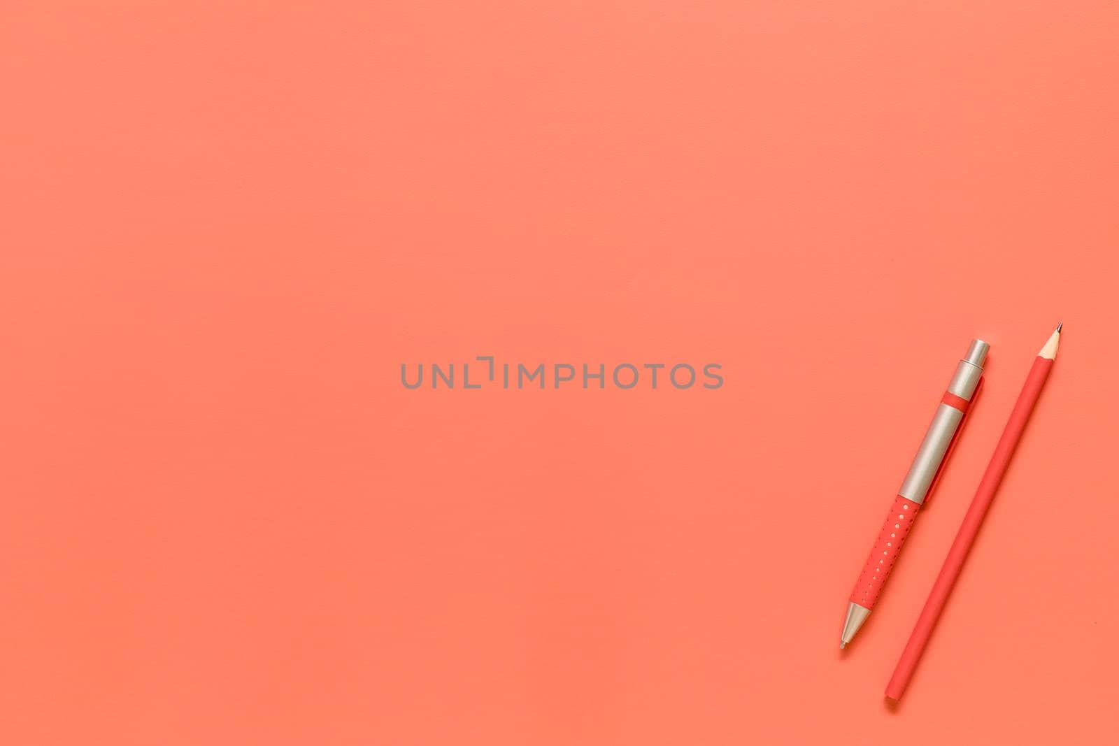 composition stationery tools red color