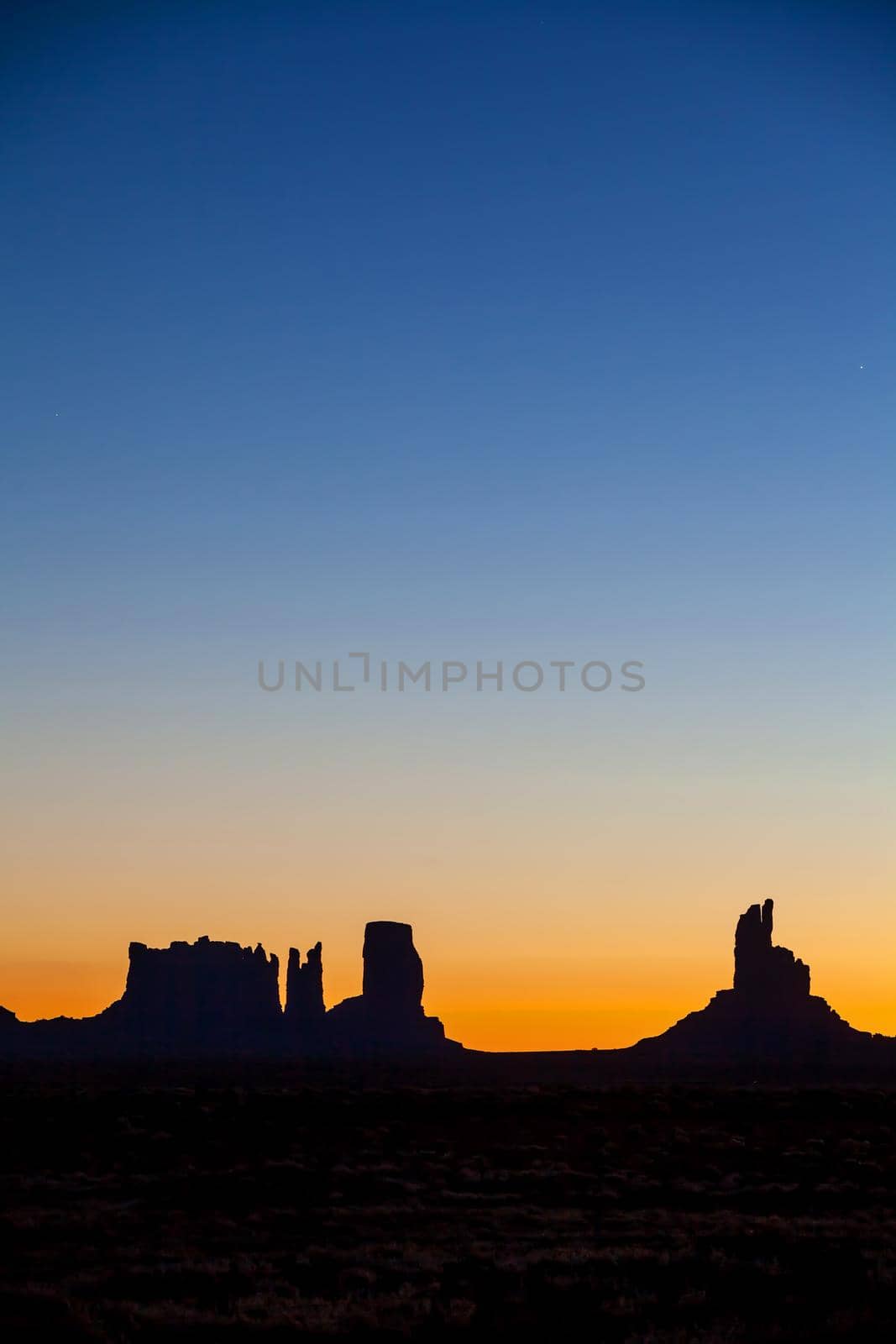 The unique nature landscape of Monument Valley in Utah by f11photo