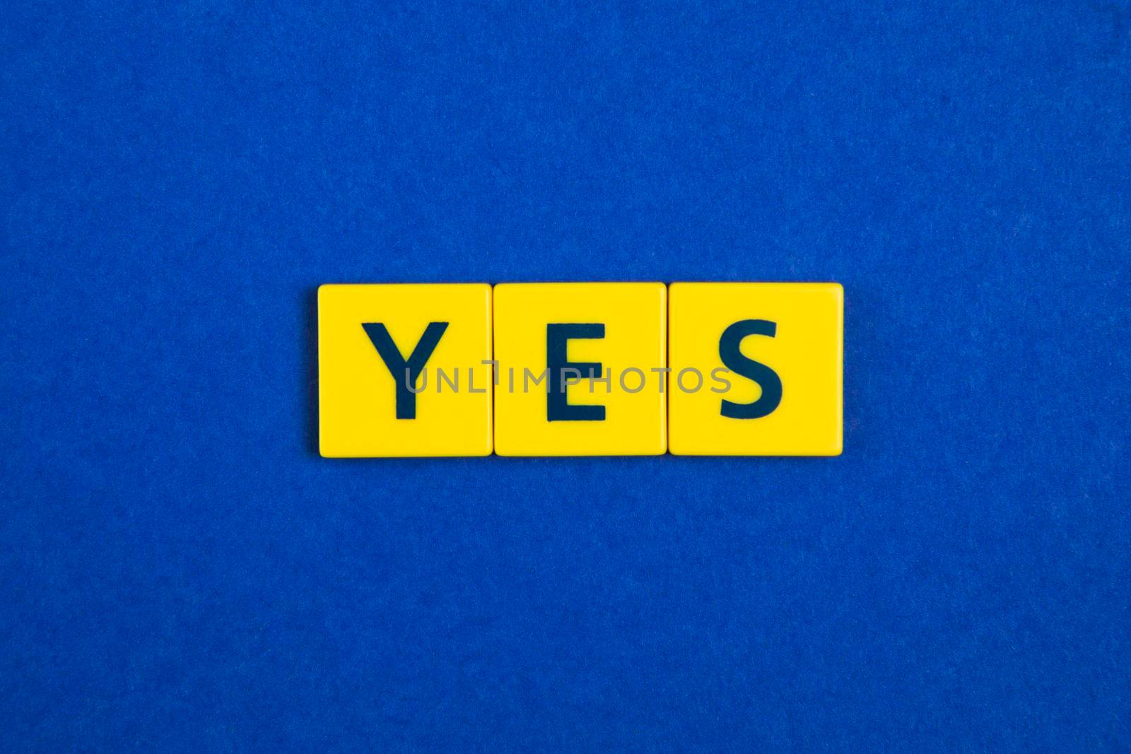 yes word yellow tiles by Zahard