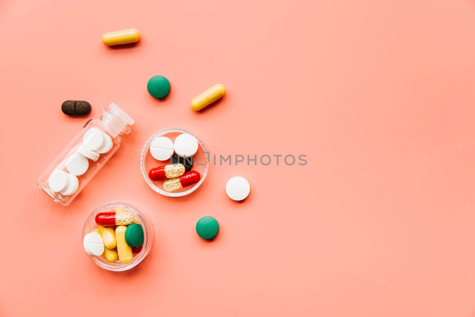 top view pills