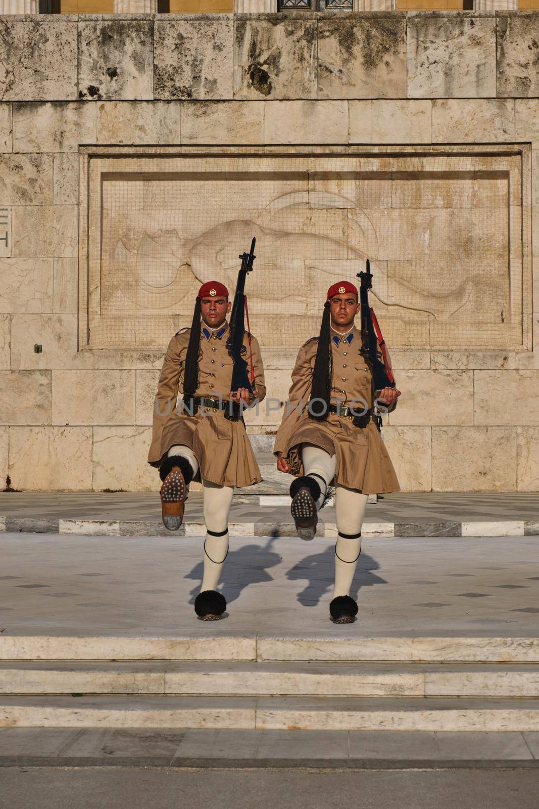 Changing of the presidential guard Evzones, Syntagma square, Athens by dimol